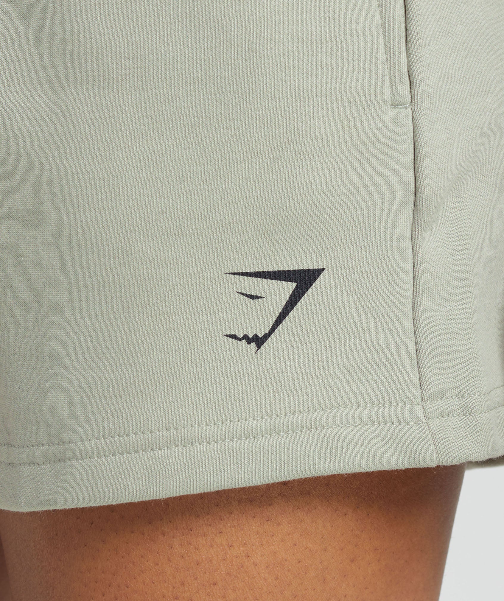 Built Graphic Shorts in Stone Grey - view 6