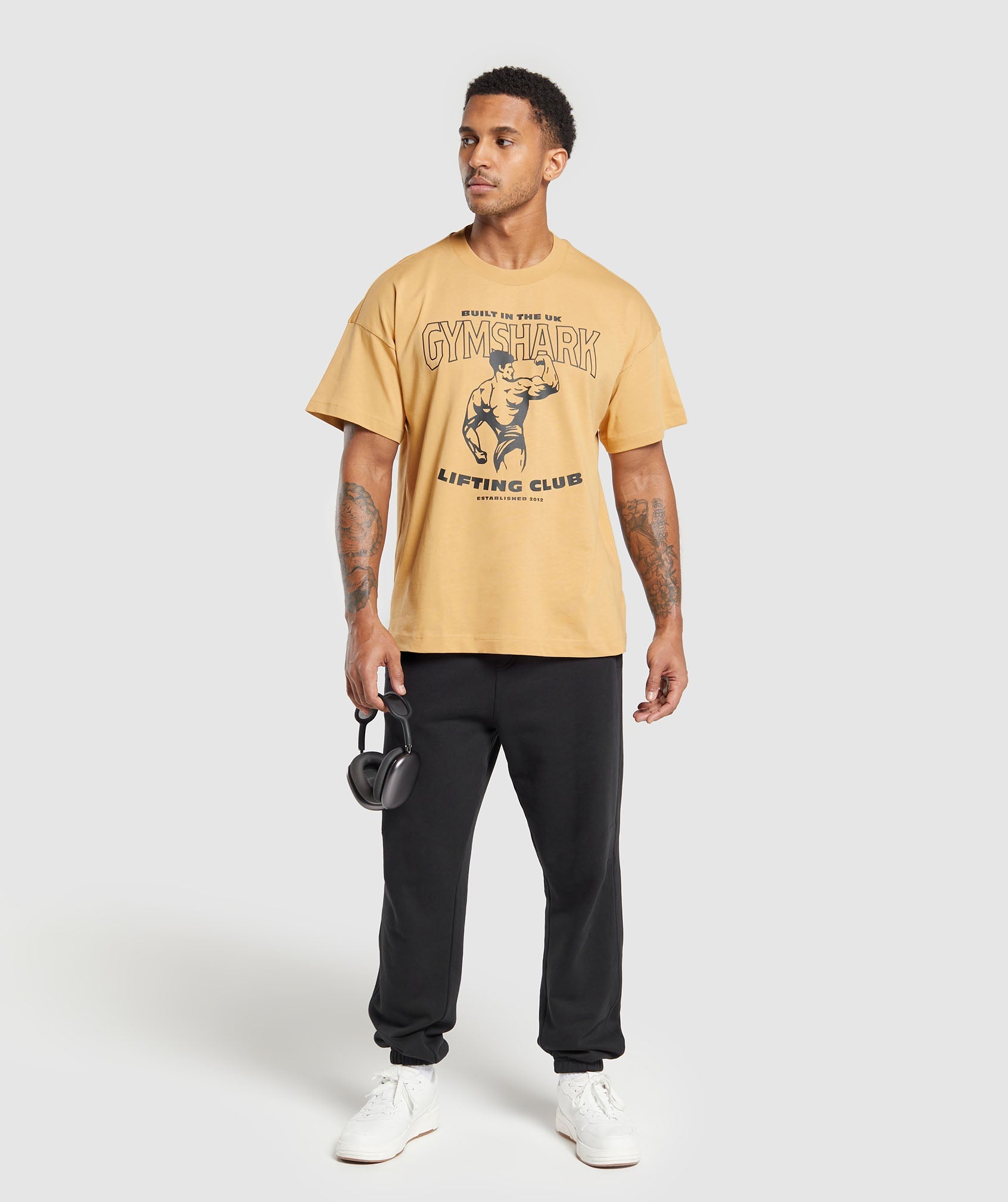 Built in the UK T-Shirt in Rustic Yellow - view 4