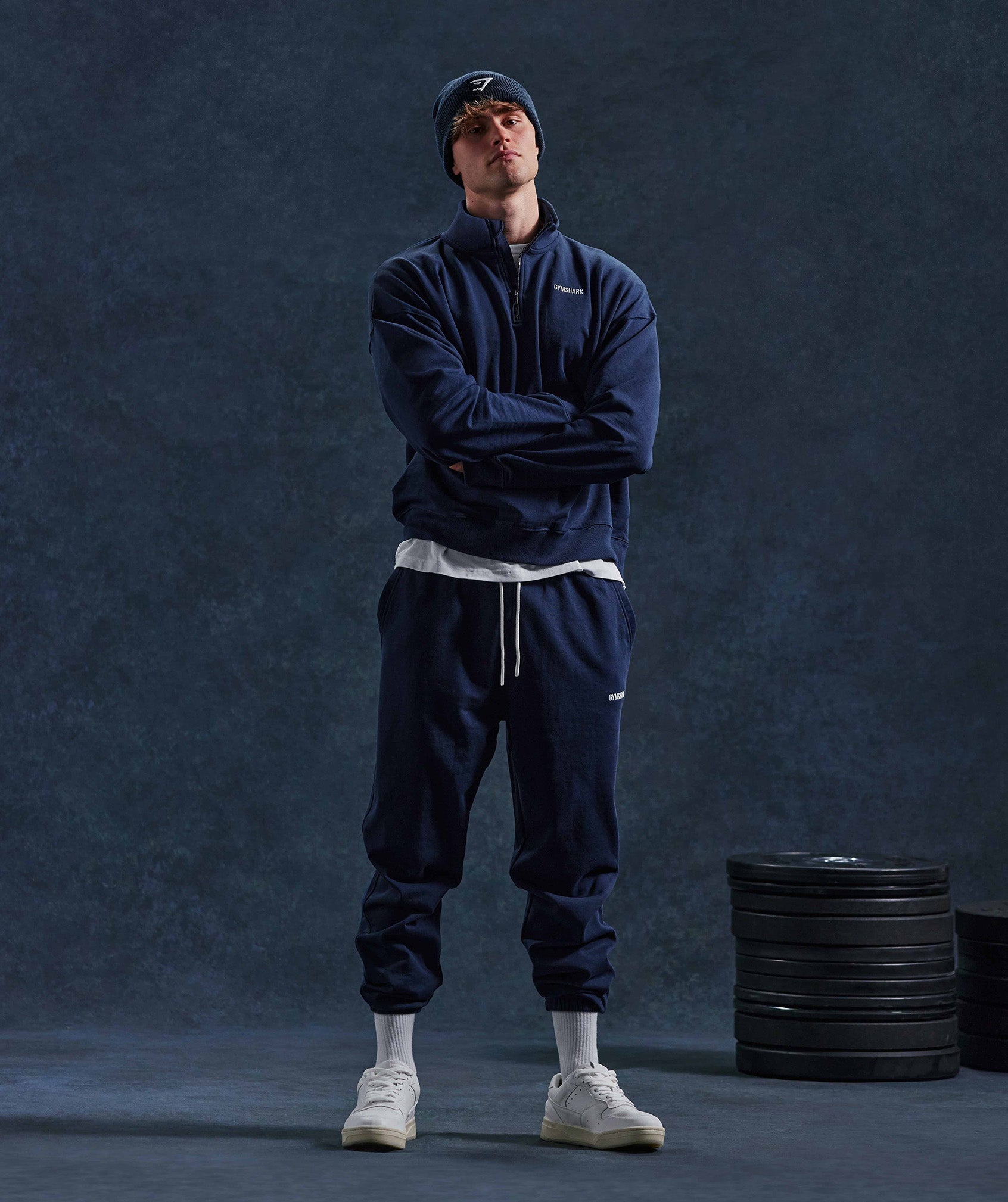 Rest Day Sweats Joggers in Navy - view 2