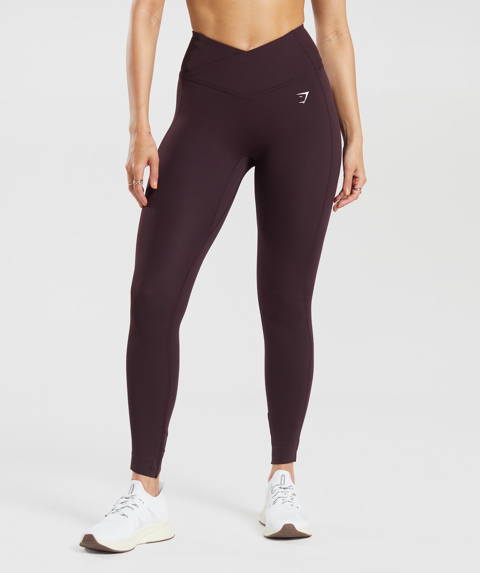 Gymshark Crossover Leggings - Black | Gymshark