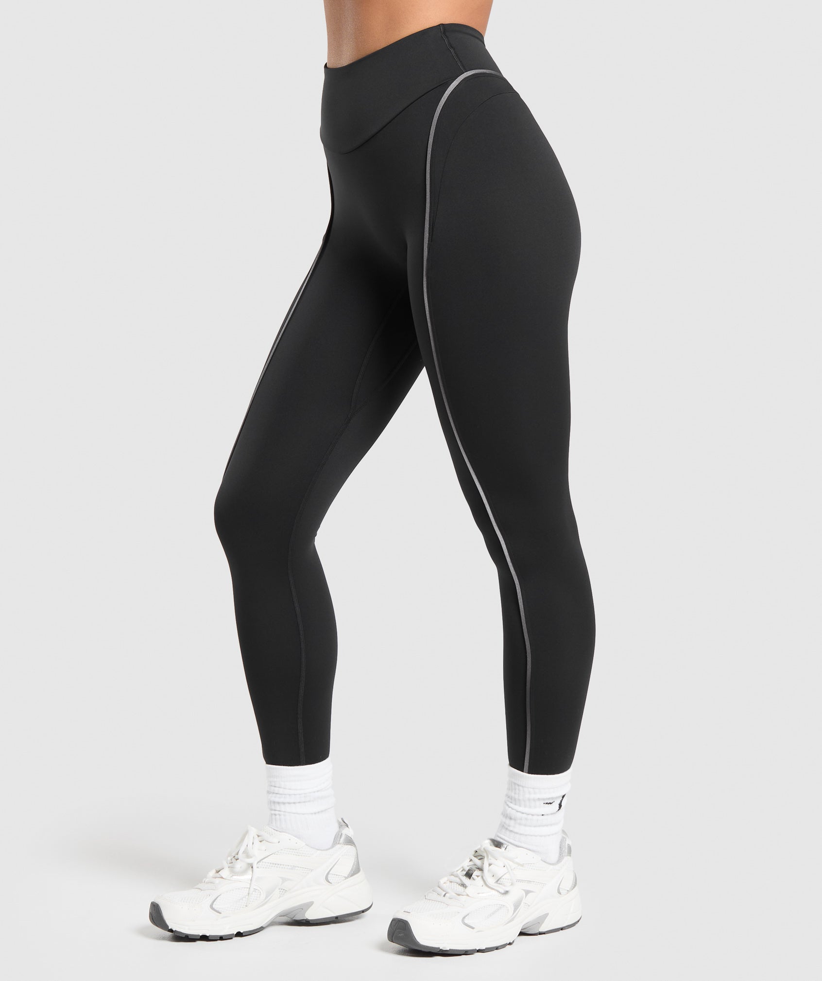 Contour Leggings in Black/Metal Grey - view 3