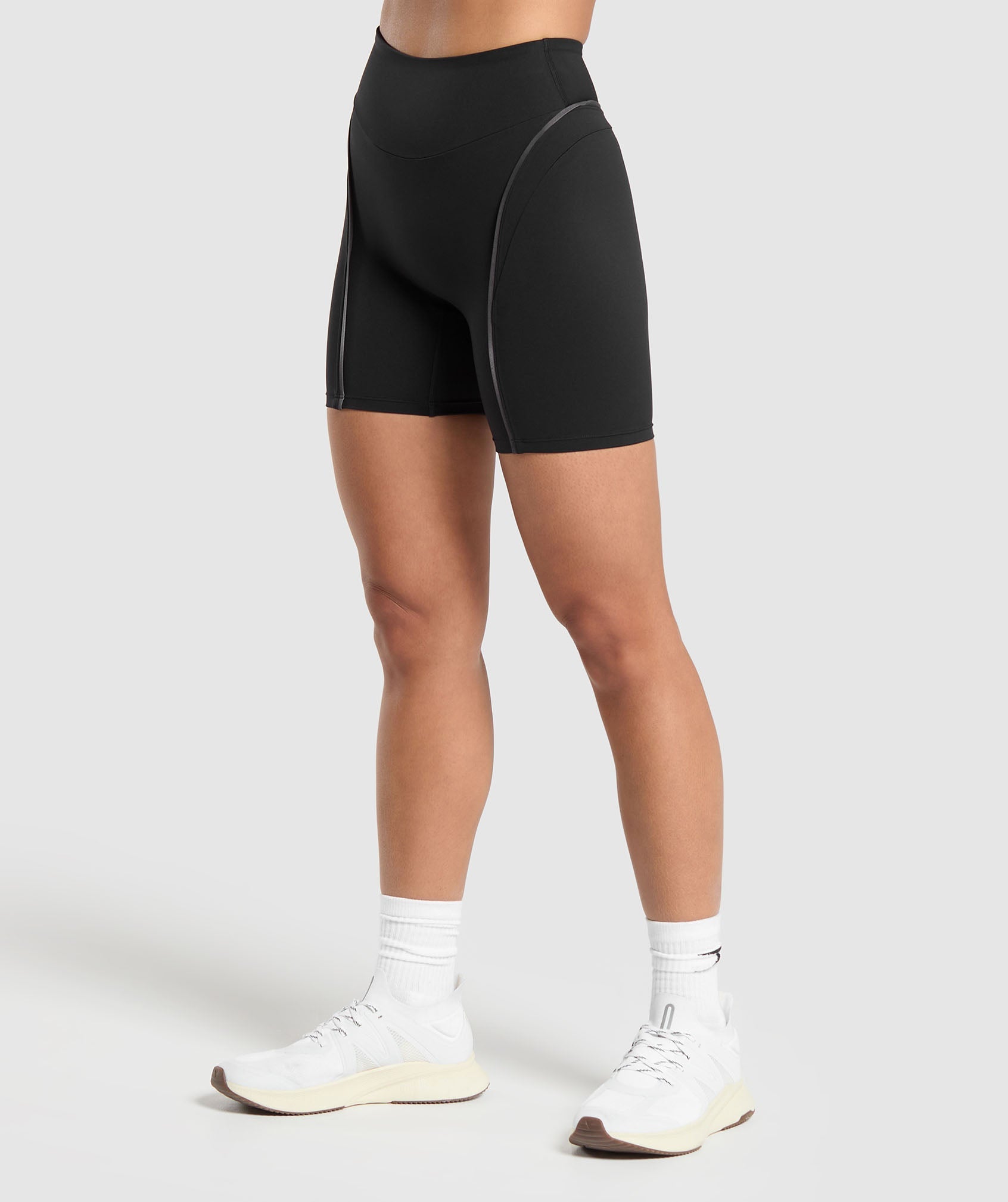 Contour Shorts in Black/Metal Grey - view 3