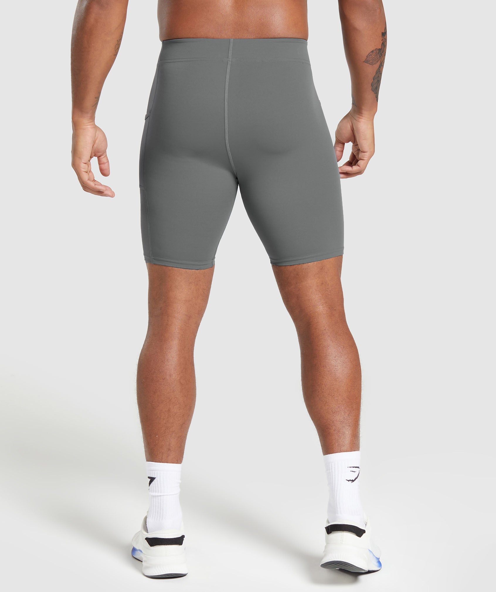 Grey Compression Shorts
