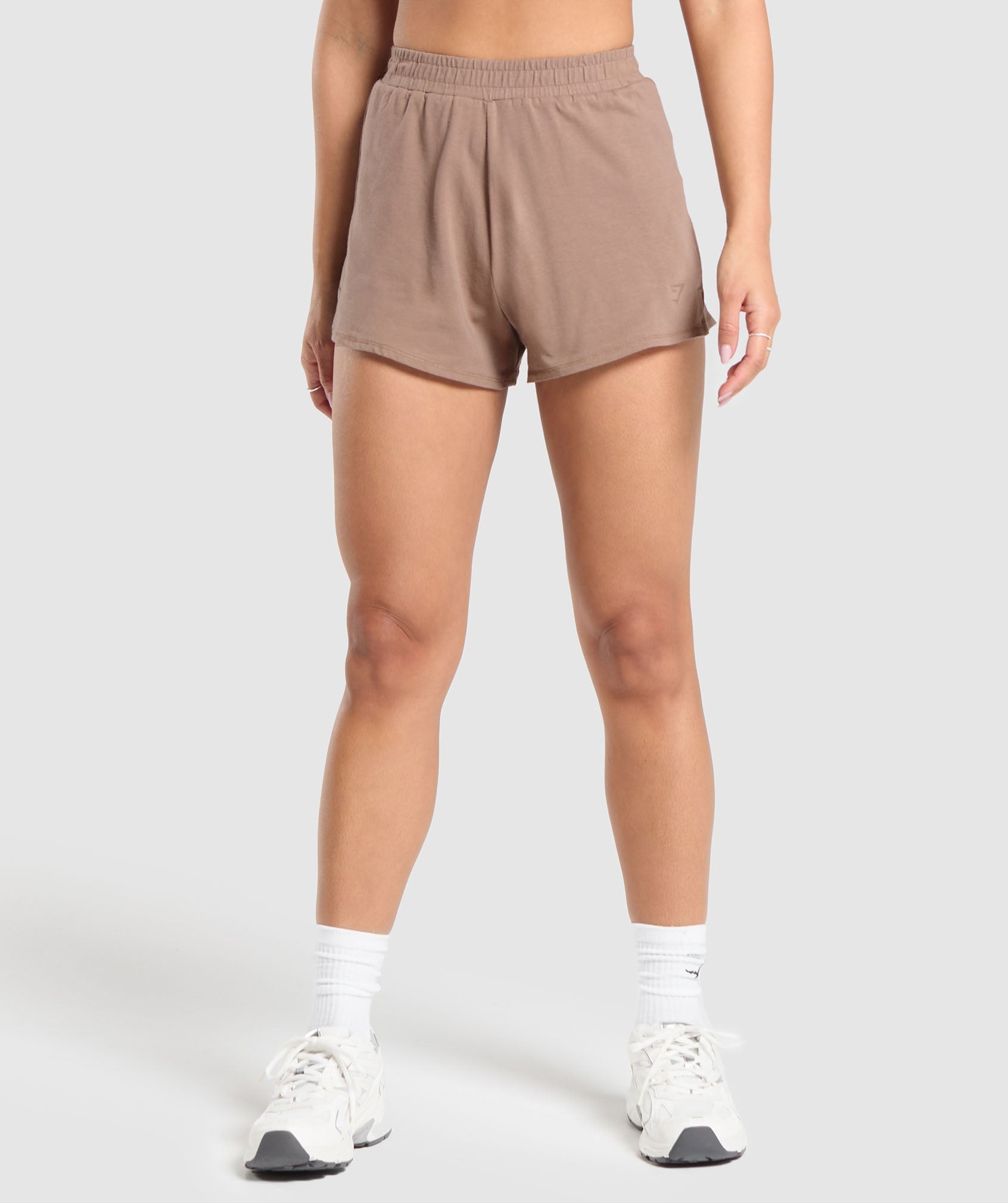 Cotton Shorts en Mocha Mauve