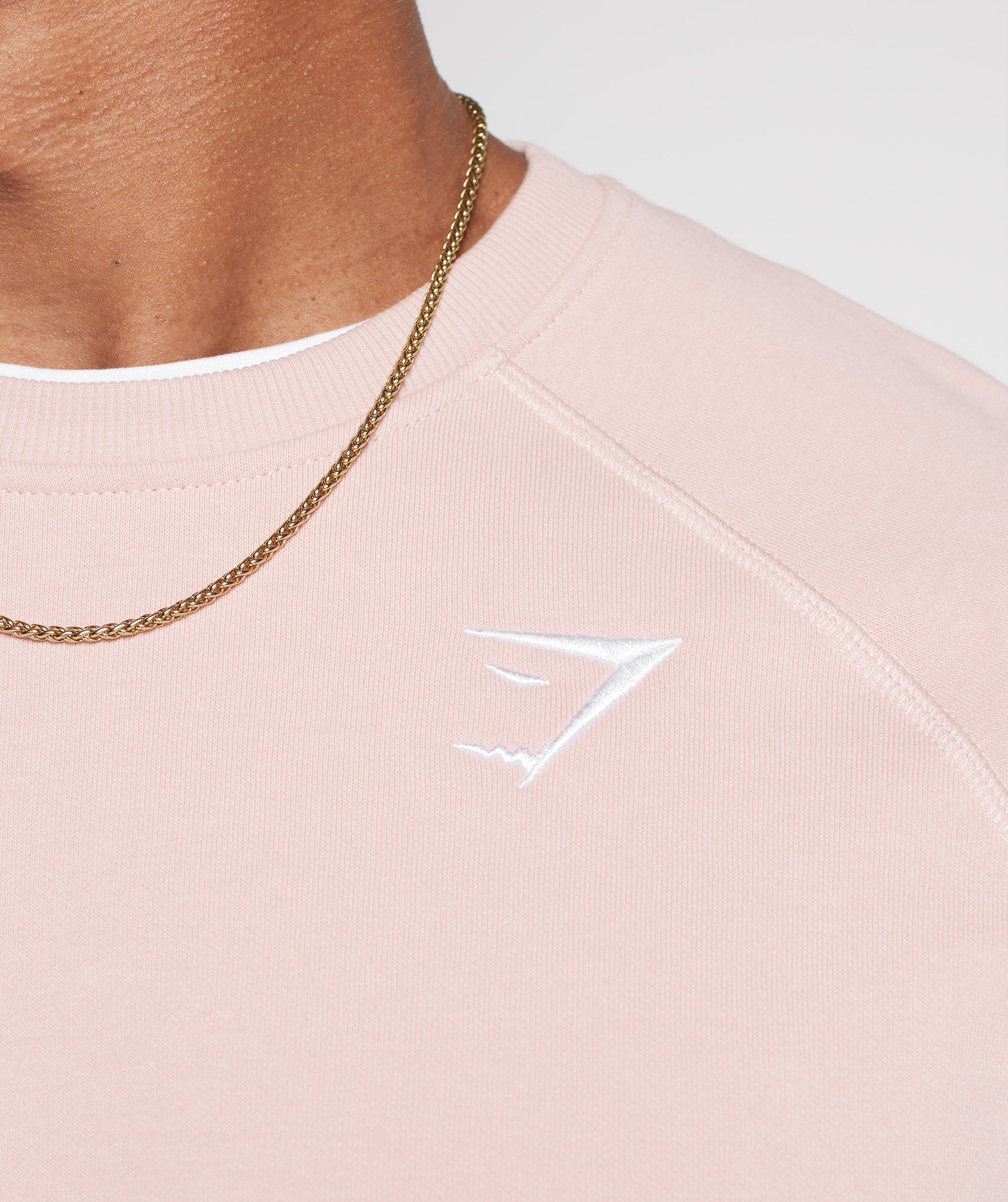 Crest Sweatshirt in Misty Pink - view 5