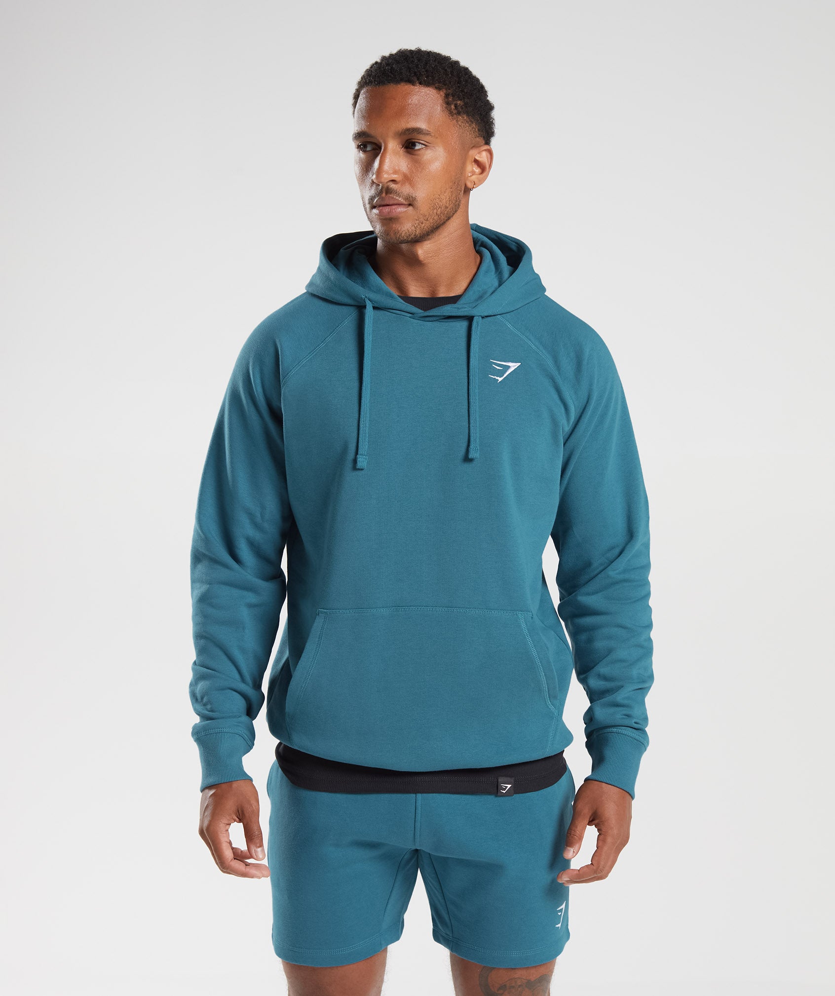 Gymshark Crest Hoodie - Core Olive | Gymshark