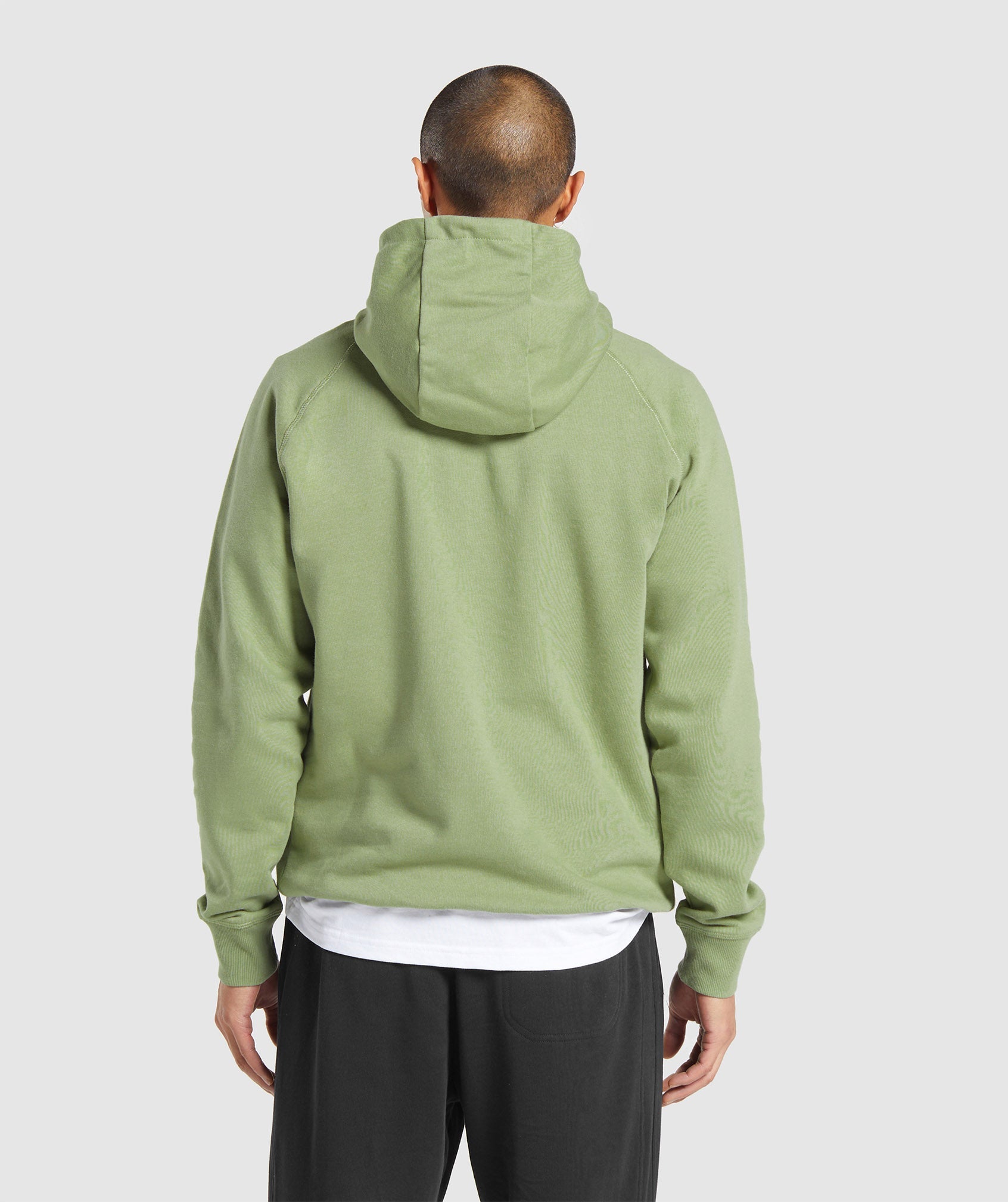 Gymshark Pump Cover Hoodie - Chalk Green