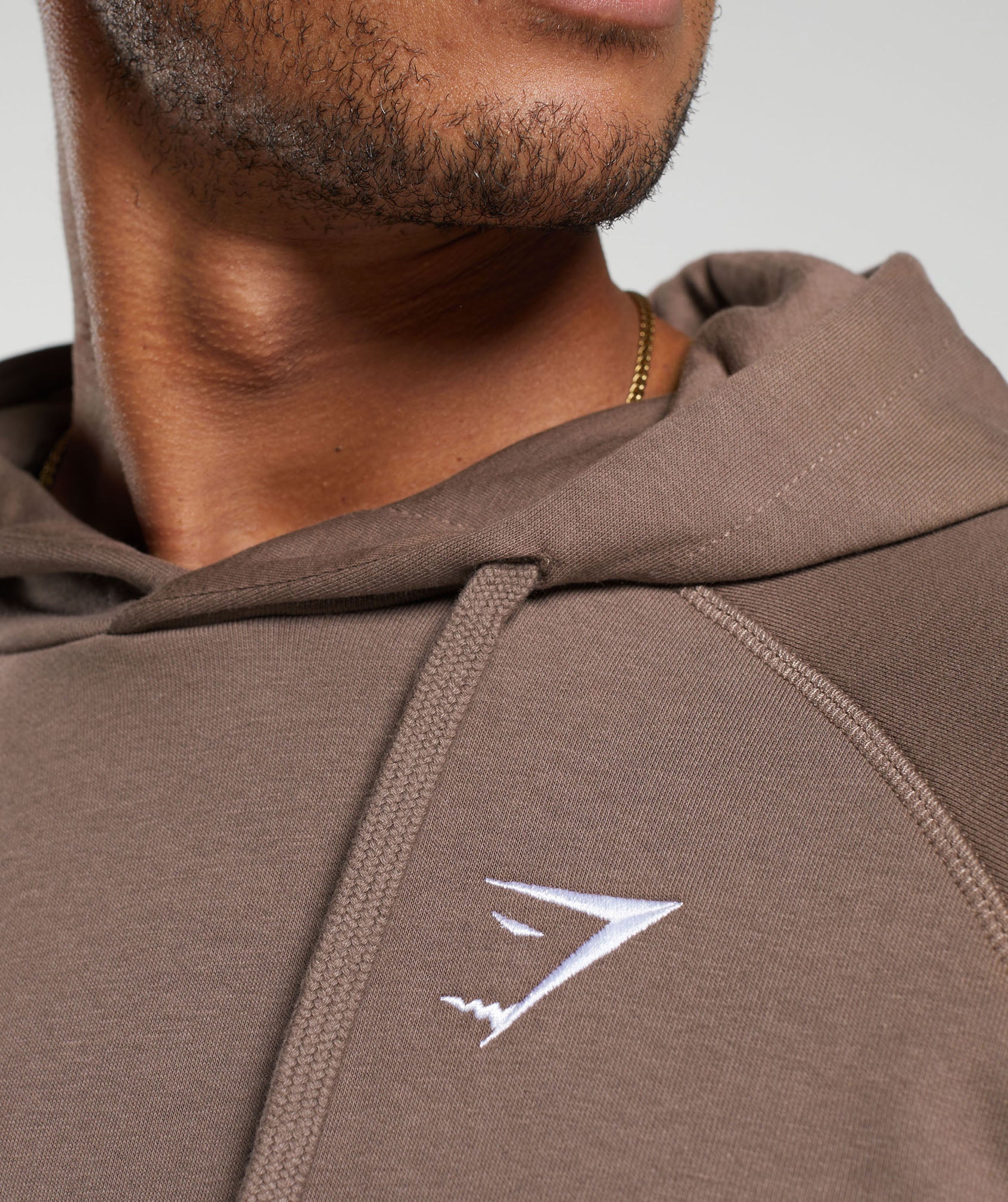 Gymshark Rest Day Essentials Hoodie - Truffle Brown