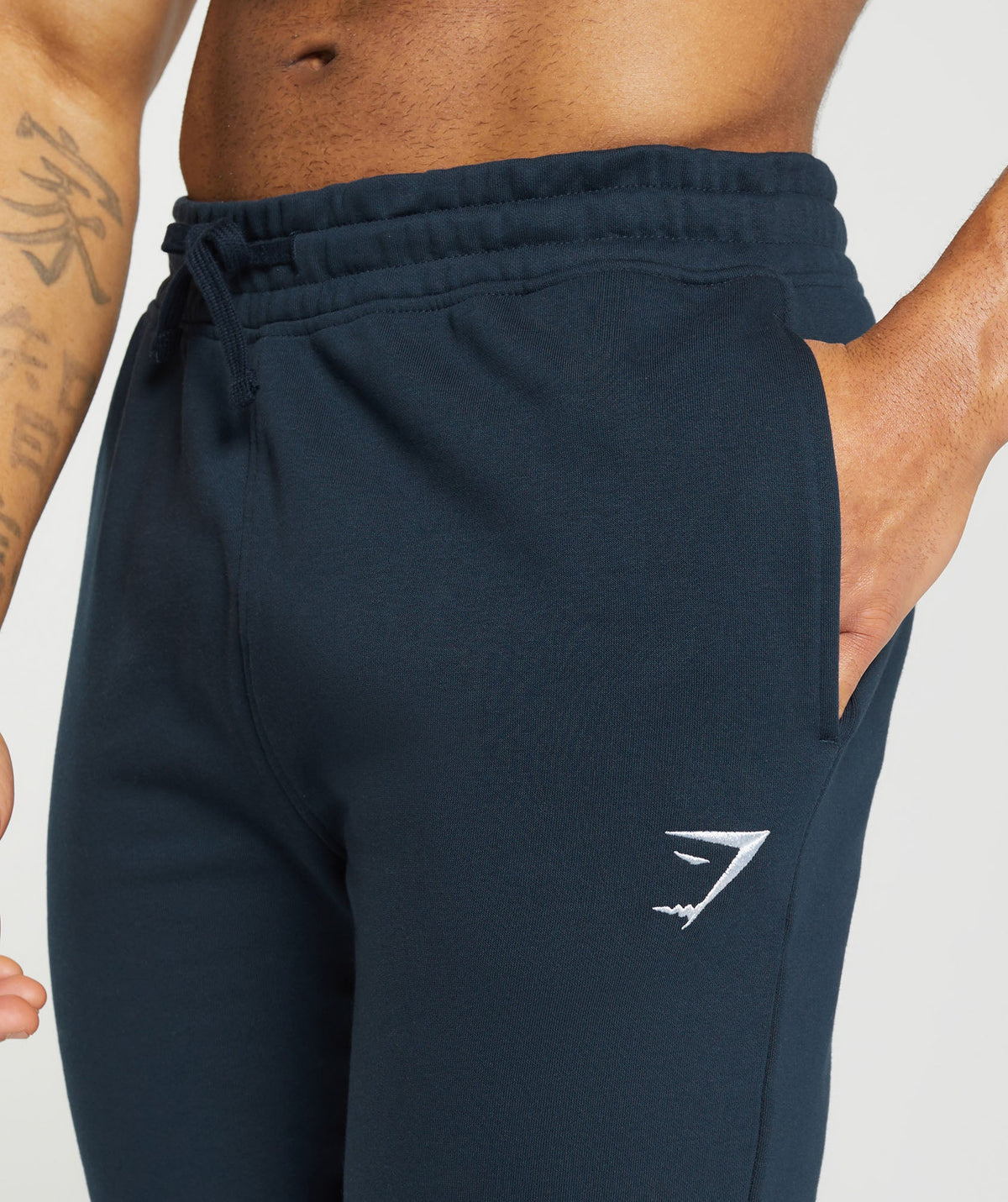 Gymshark Crest Joggers - Navy | Gymshark