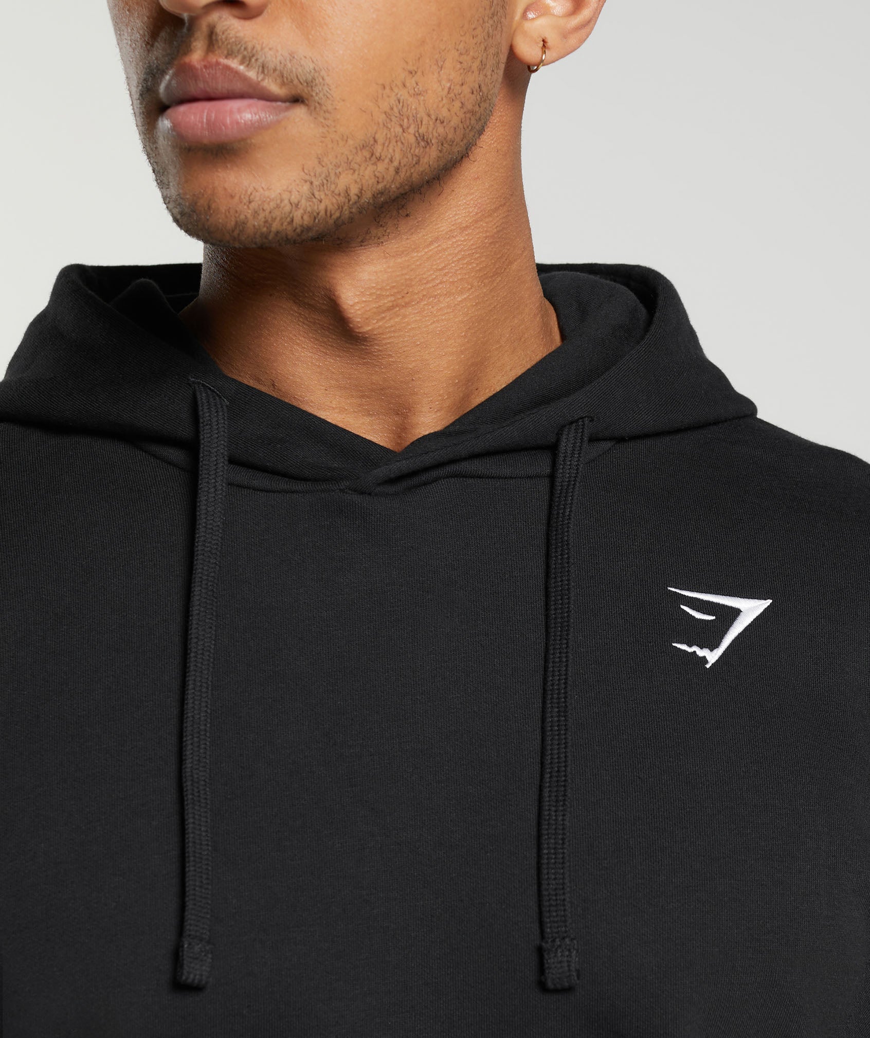 Crest Oversized Hoodie in Black - view 5