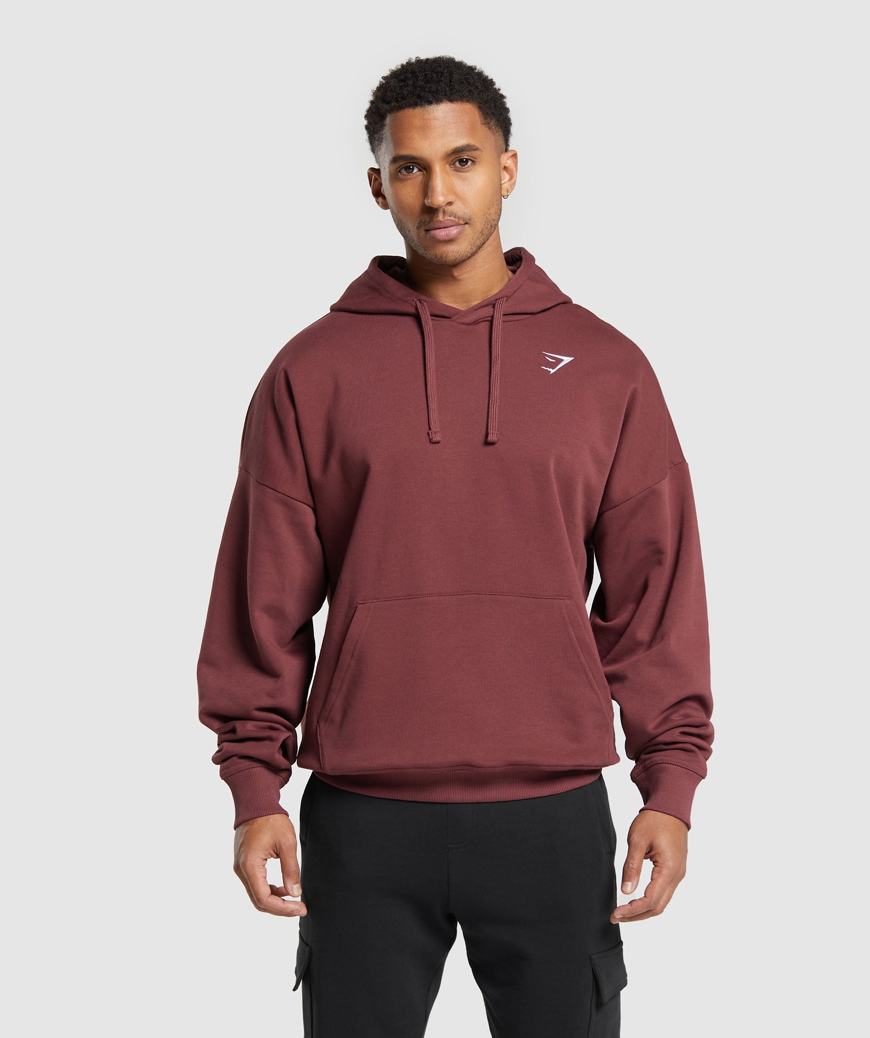 Gymshark Rest Day Essentials Hoodie - Truffle Brown