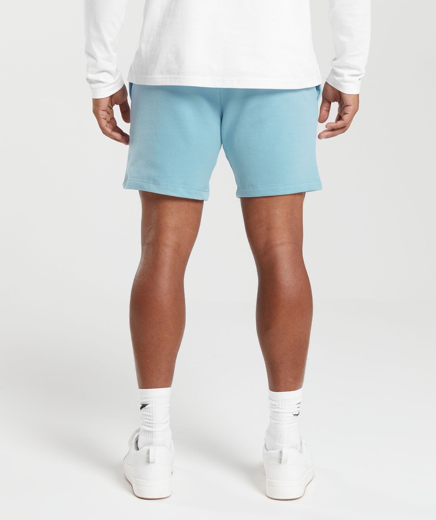 Gymshark Critical 7 Shorts - Light Grey Core Marl