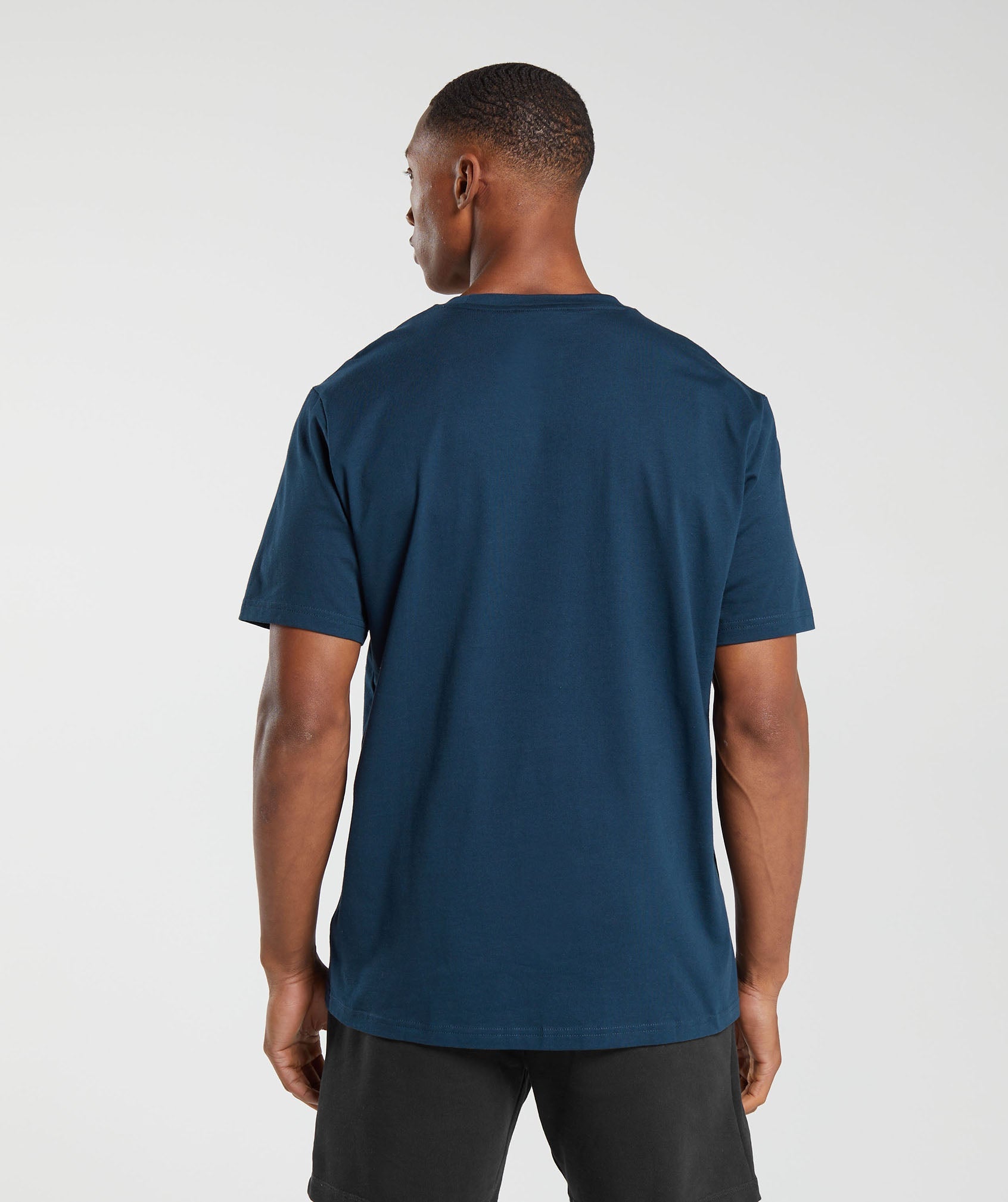 Crest | Navy - Gymshark T-Shirt Gymshark