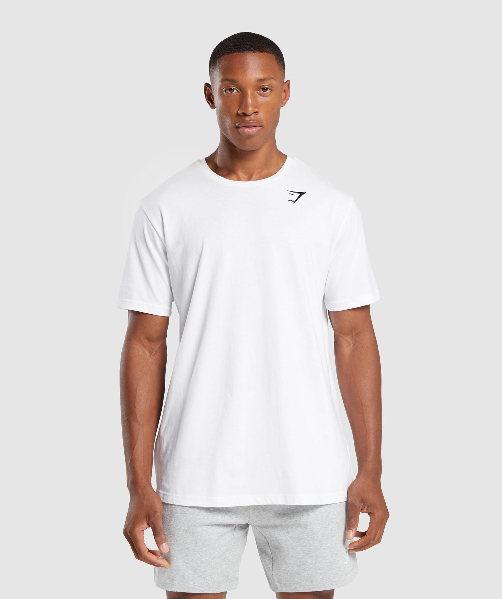 Crest T-Shirt en White