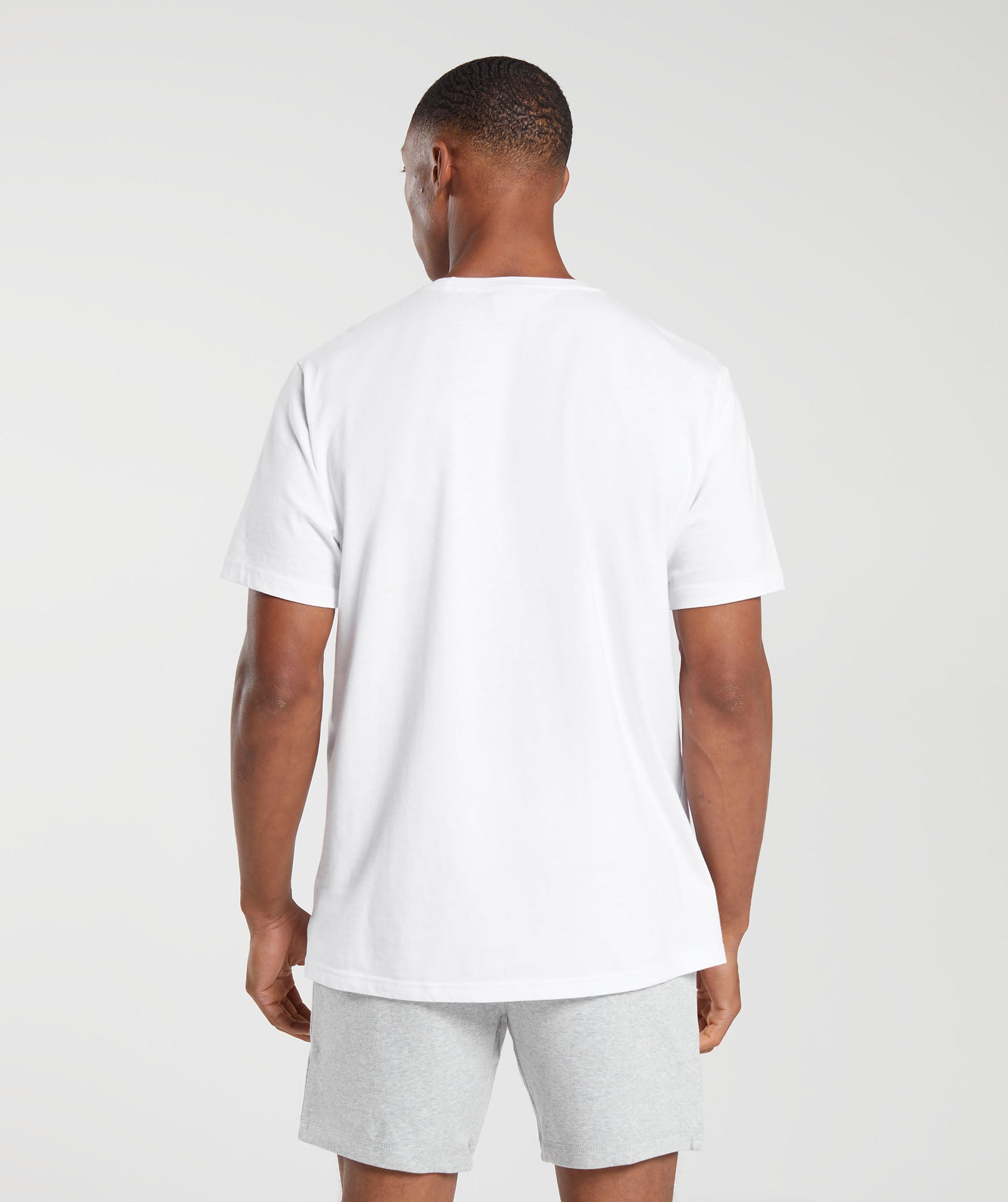 Gymshark Crest T-Shirt - White | Gymshark