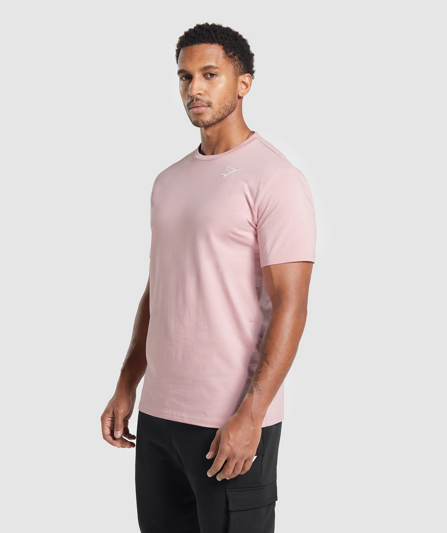 Crest T-Shirt in Light Pink - view 3