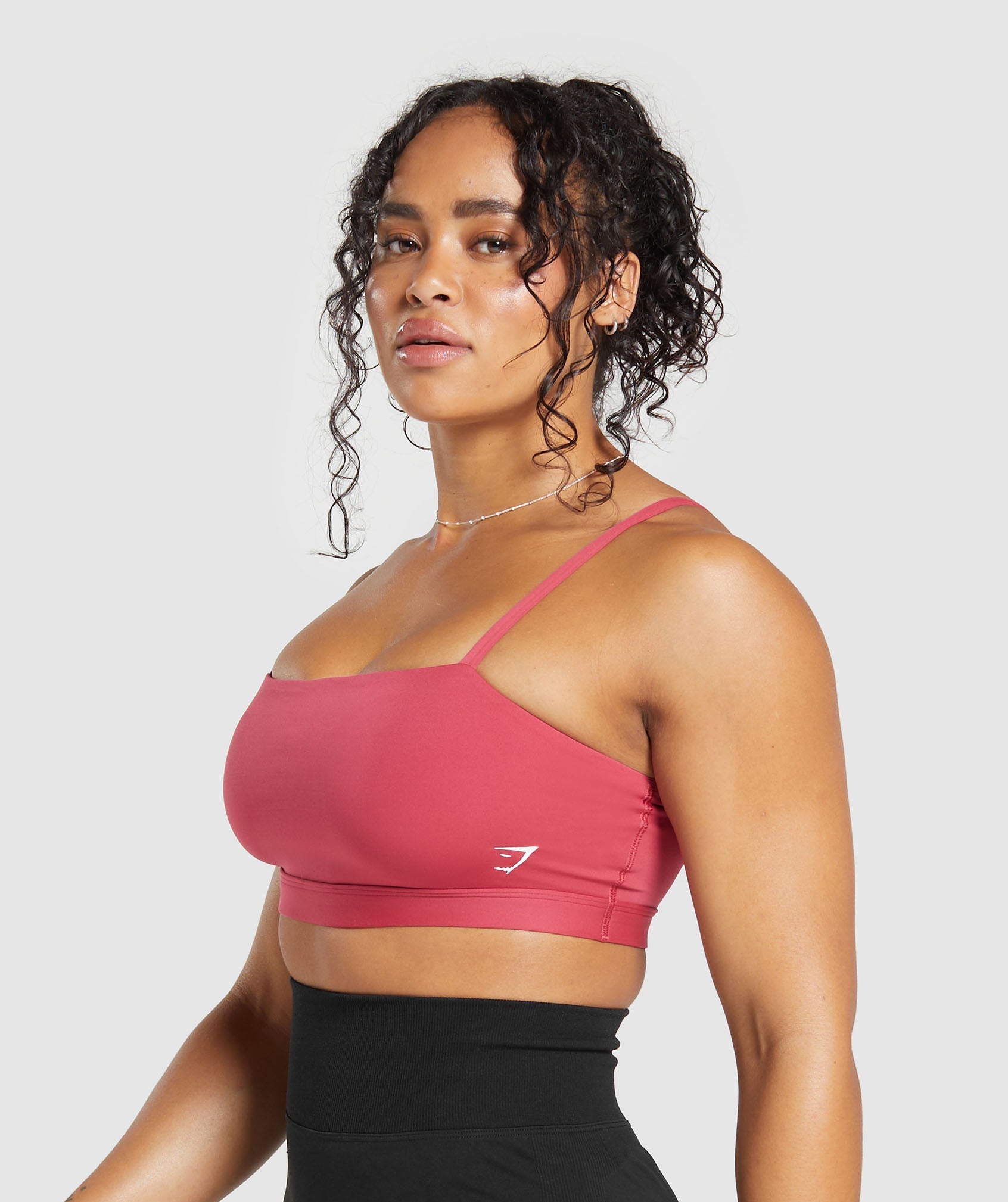 Pink And Purple Ombre Retro Sportsbra Workout Bra