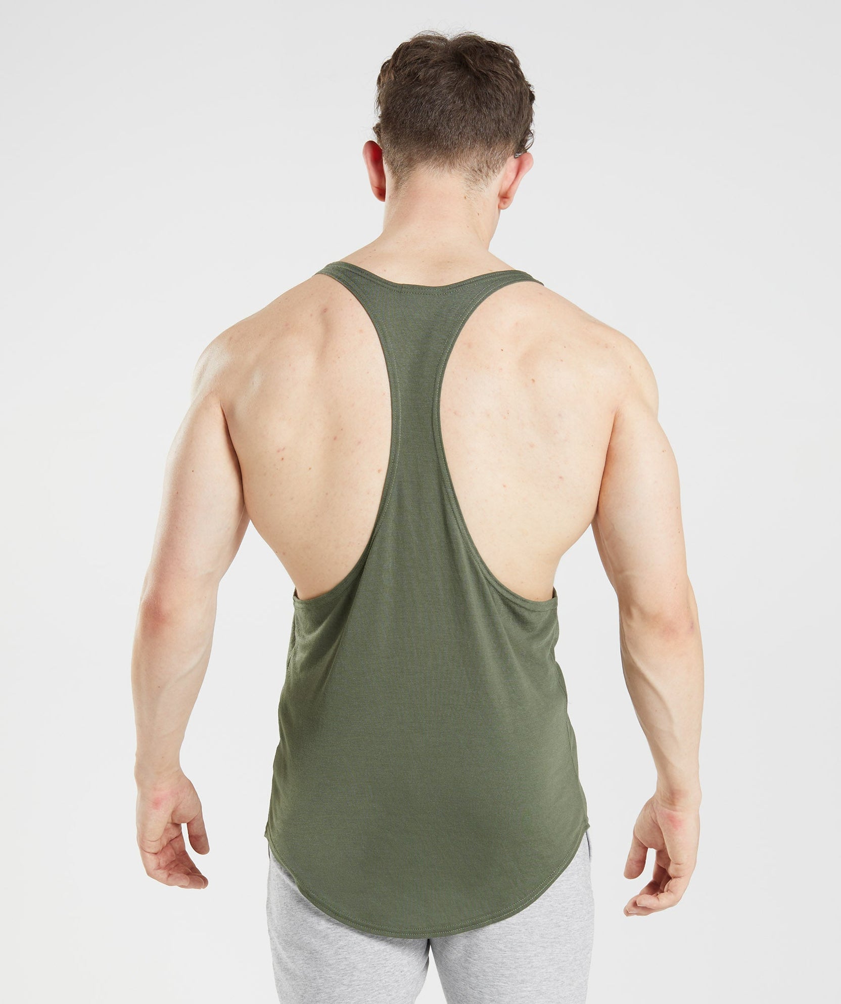 Gymshark GS x David Laid Stringer - Core Olive | Gymshark