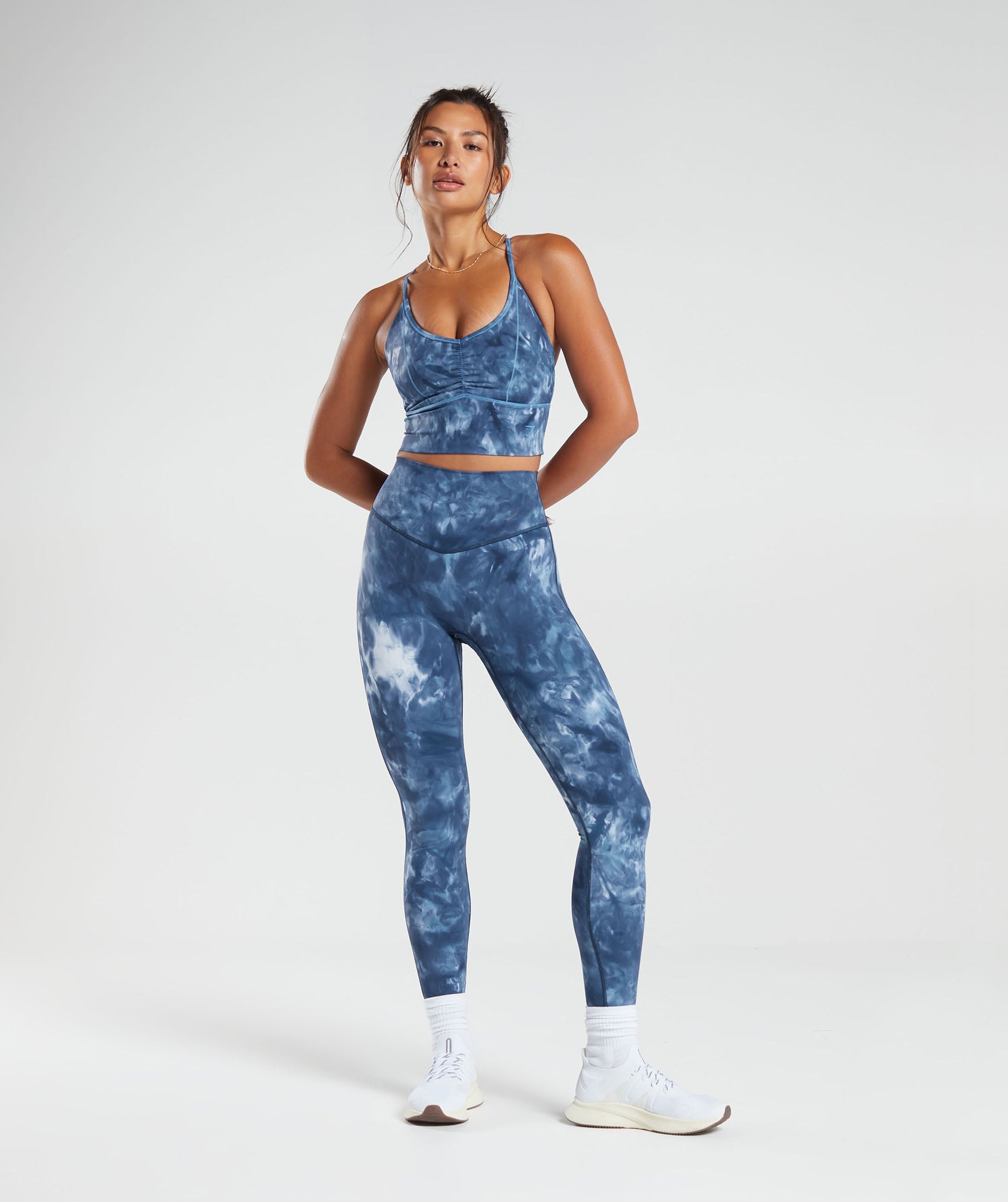 Elevate Leggings in Lakeside Blue Spray Dye