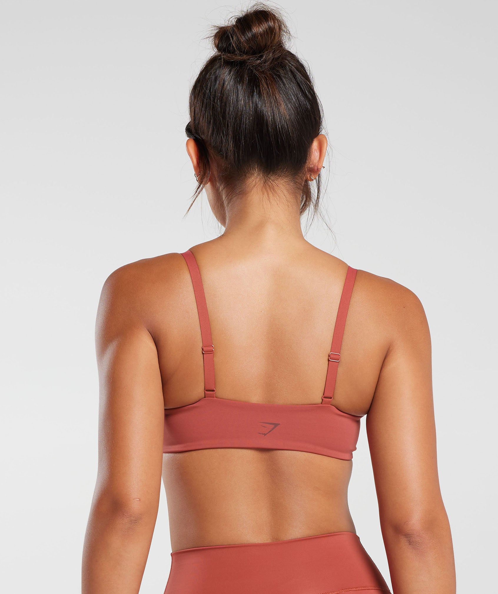 Elevate Twist Front Bralette in Rust Red - view 2