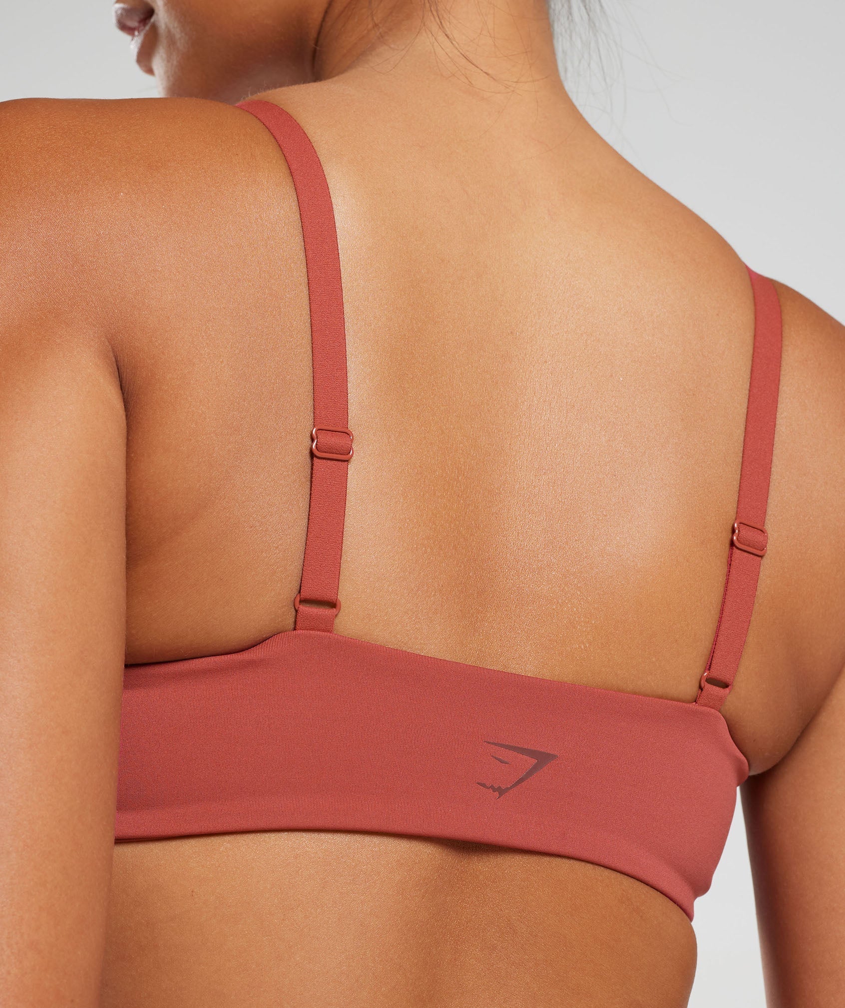 Elevate Twist Front Bralette in Rust Red - view 6