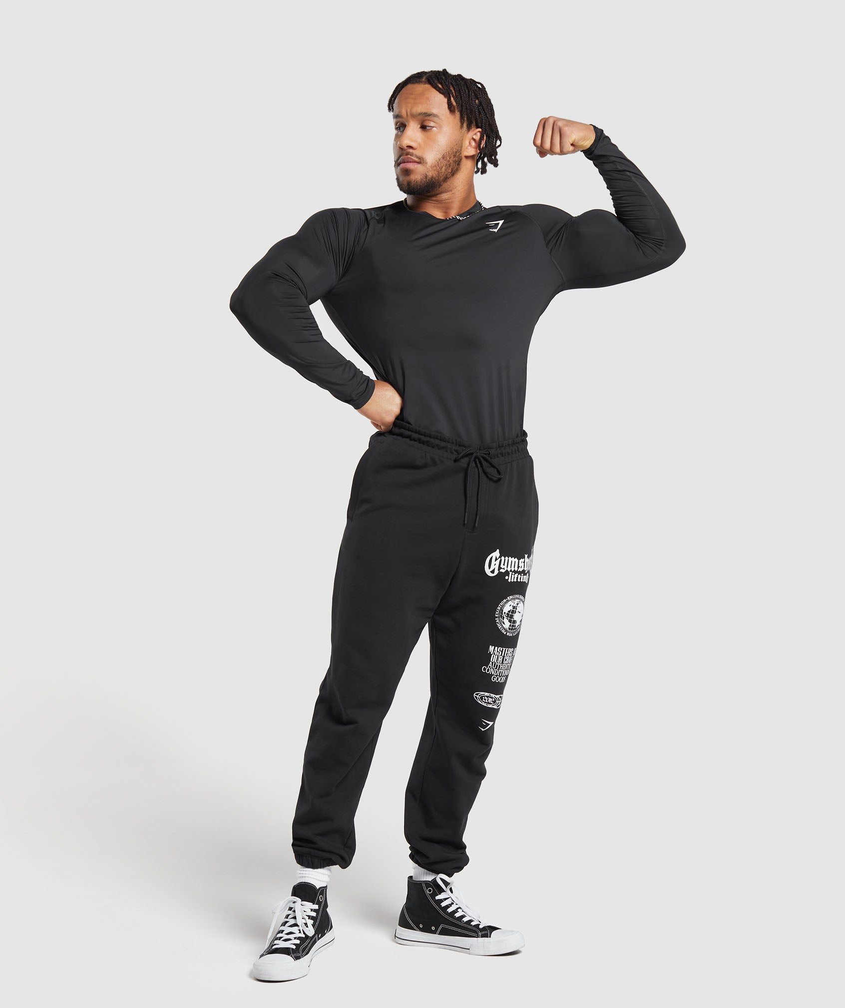 Element Baselayer Long Sleeve T-Shirt in Black - view 4