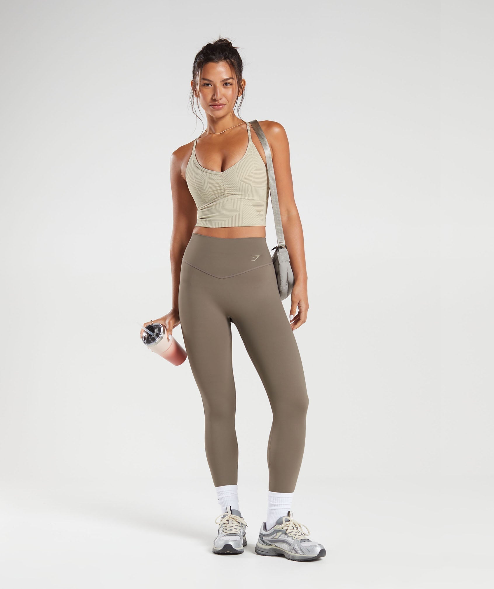 Elevate Leggings in Brushed Brown - view 4