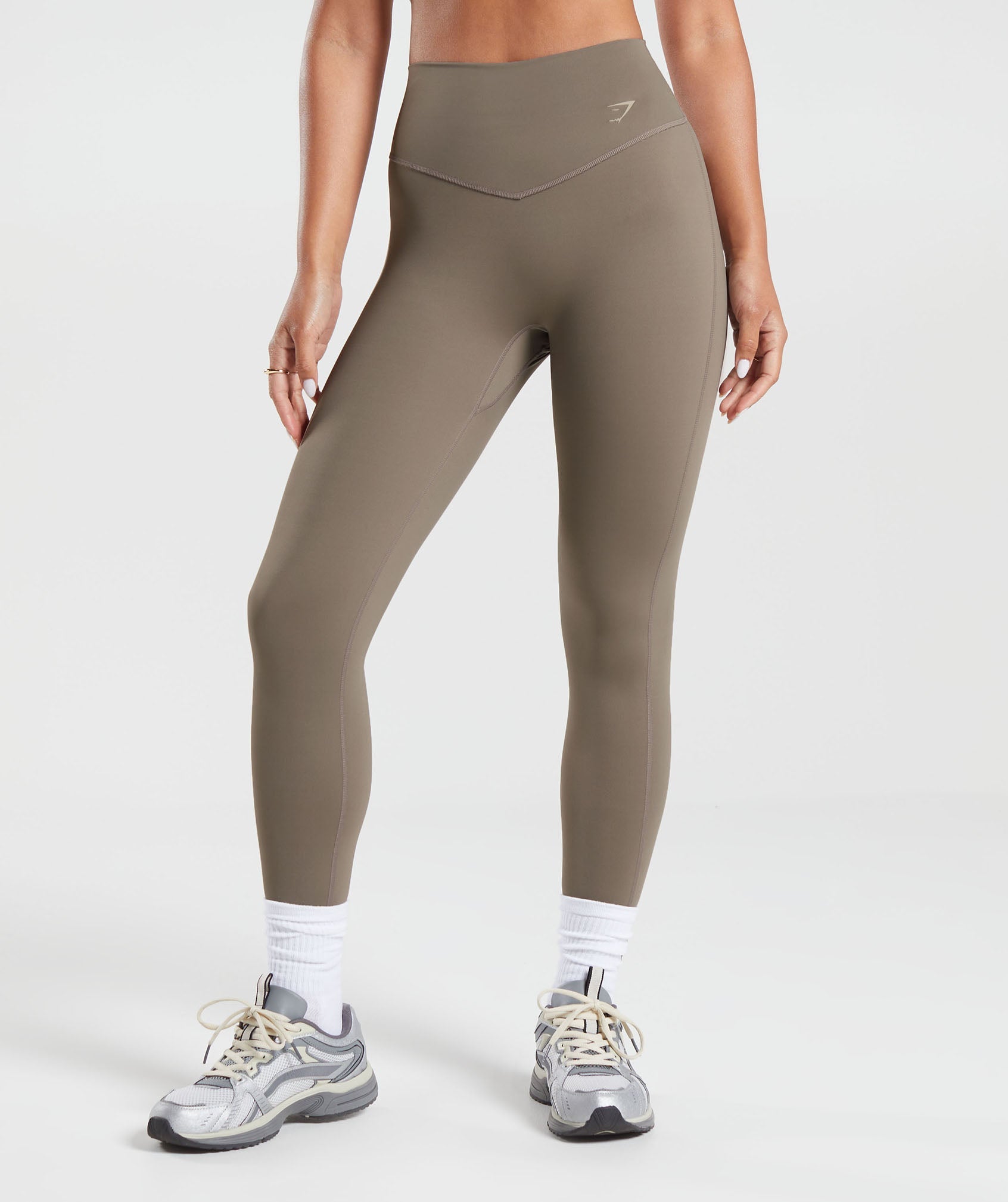 High-Waisted Elevate Built-In Sculpt Plus-Size 7/8-Length Leggings