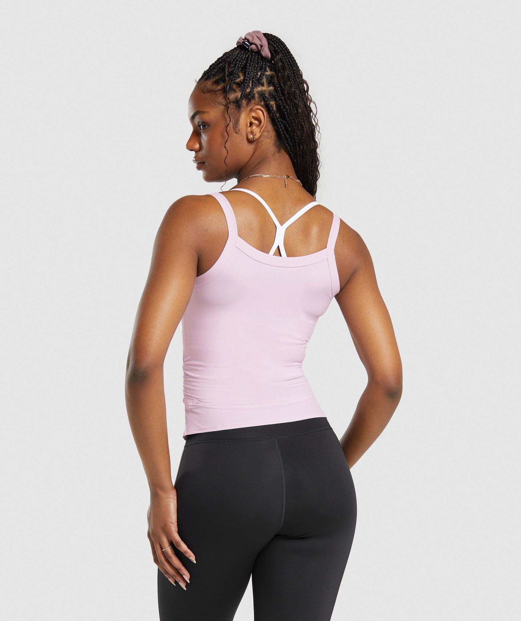 Elevate Ruched Tank in Lemonade Pink - view 2