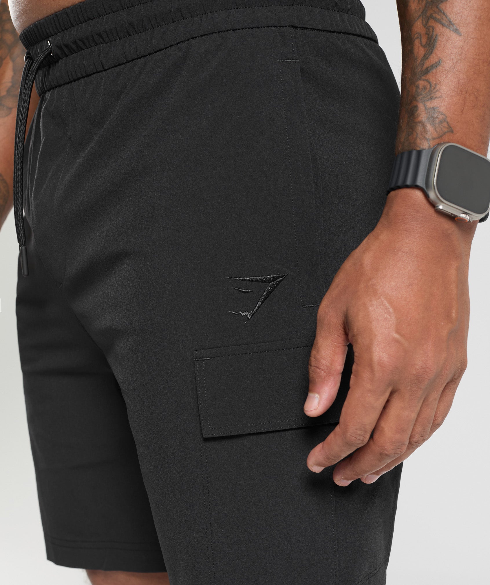 Stretch Woven Cargo Shorts