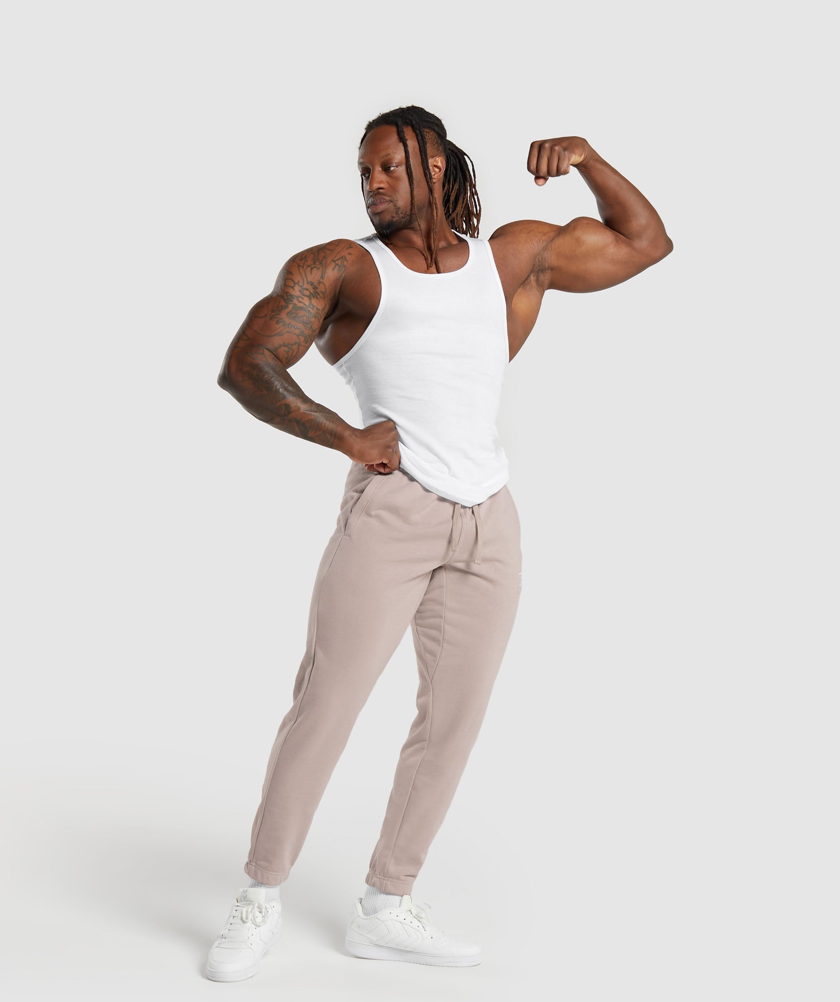Essential Oversized Joggers in Stone Pink - view 4