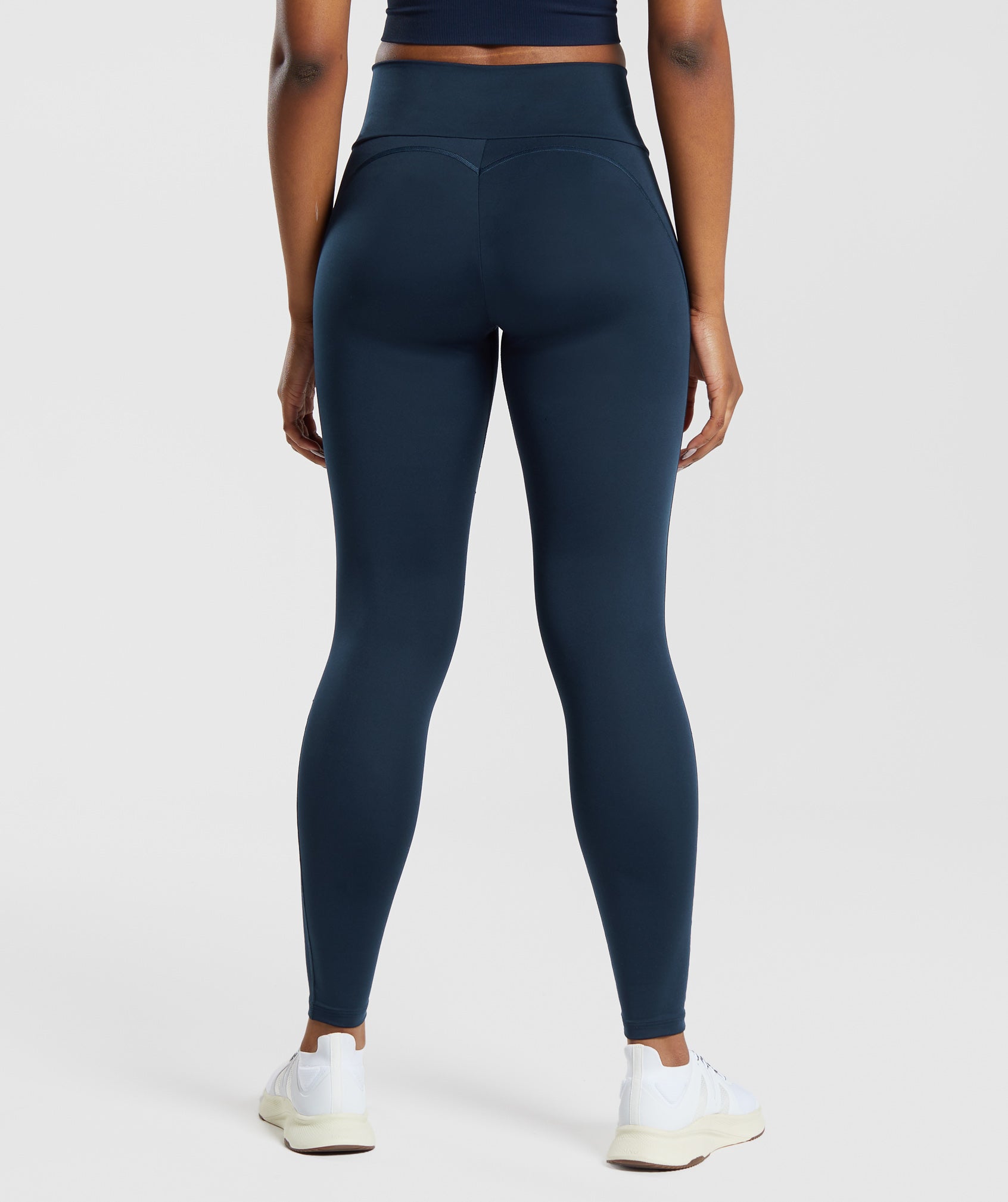 GYMSHARK Leggings Size Small Blue Aqua Athletic Workout Compression Pants