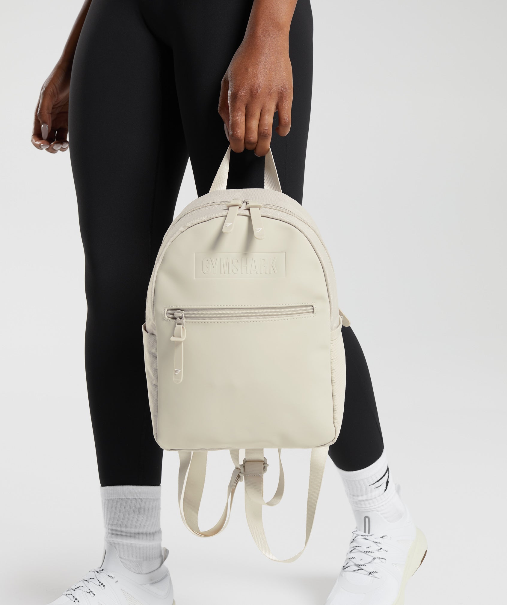 Gymshark Everyday Mini Backpack Black 12”H x 9”W x 4”D Side Pockets Bag Pack
