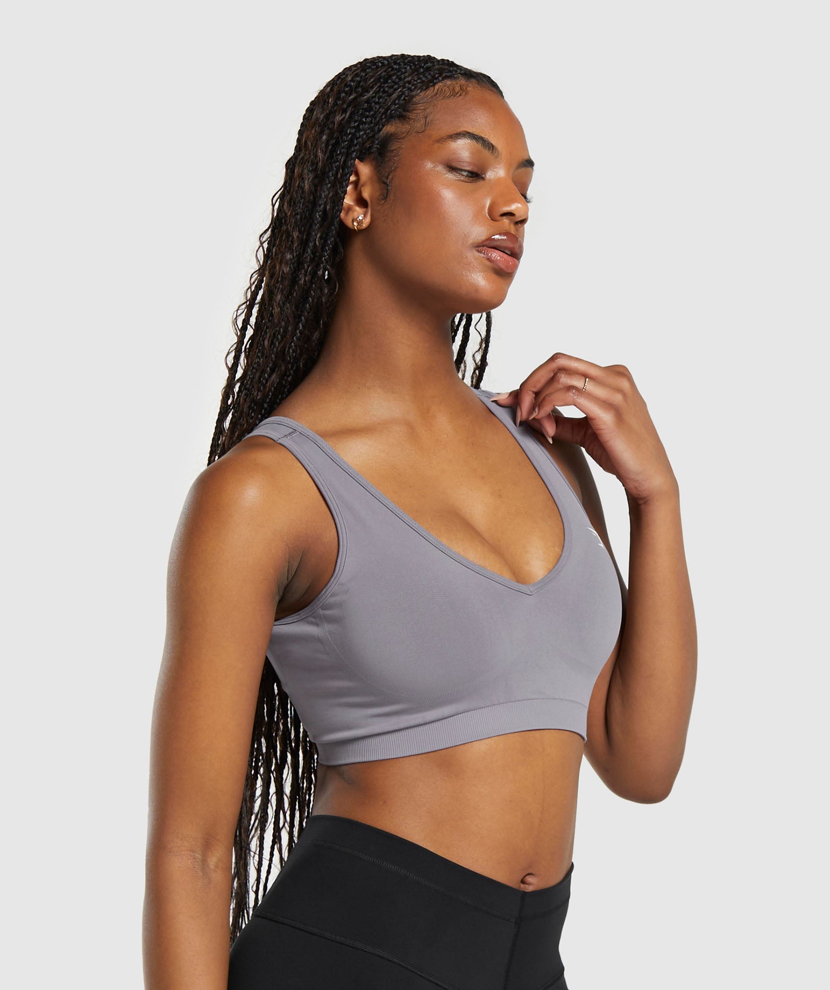 Gymshark Lustre Sports Bra Black - $30 (33% Off Retail) - From Vivian