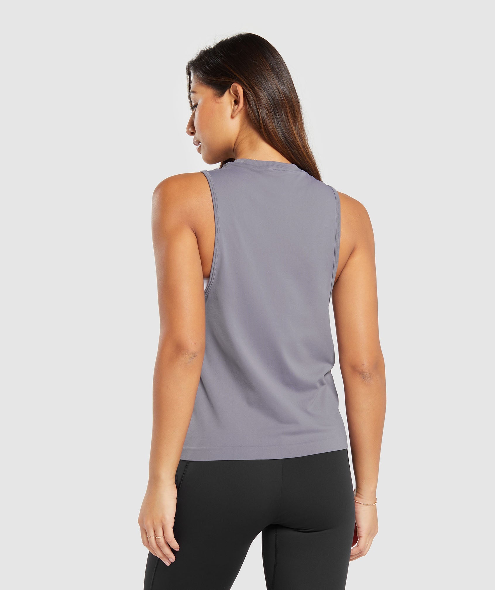 Gymshark Flex Loose Tank Top - Charcoal Grey Marl