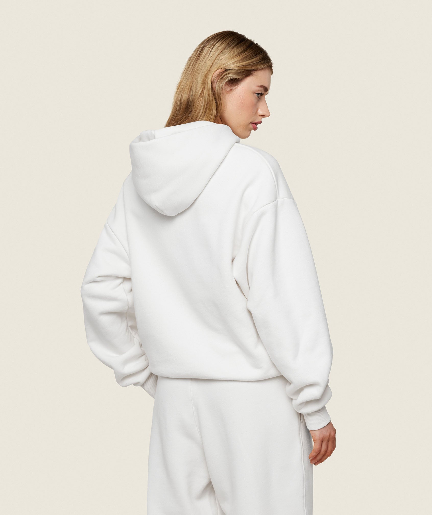 Phys Ed Graphic Hoodie in Ecru White - view 2