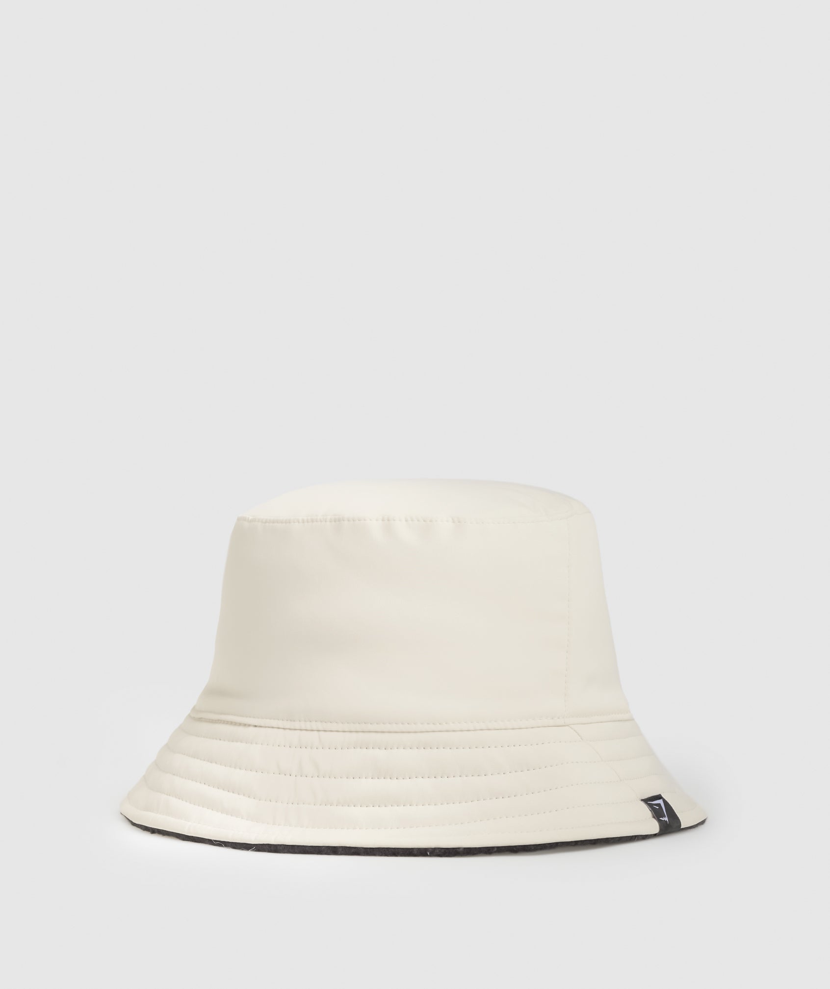 Fleece Reversible Bucket Hat in Black/ Pebble Grey - view 1