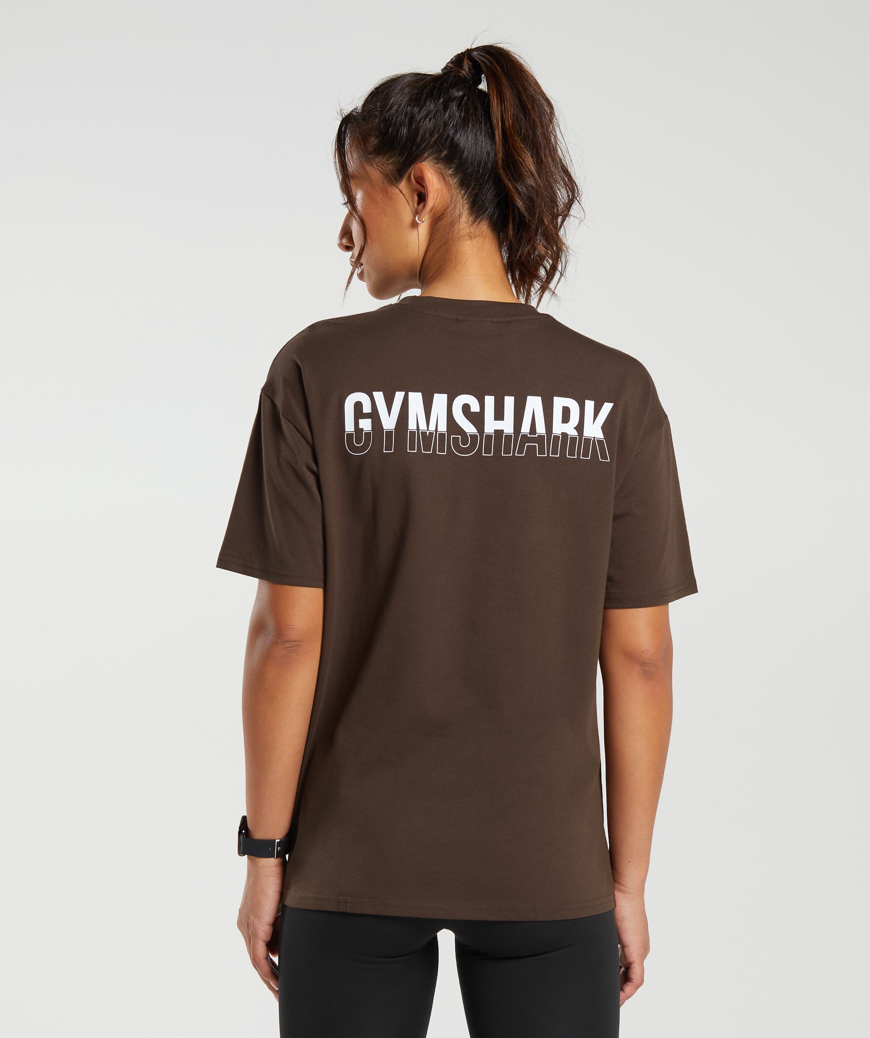 Gymshark Pump Cover T-Shirt - Linen Brown