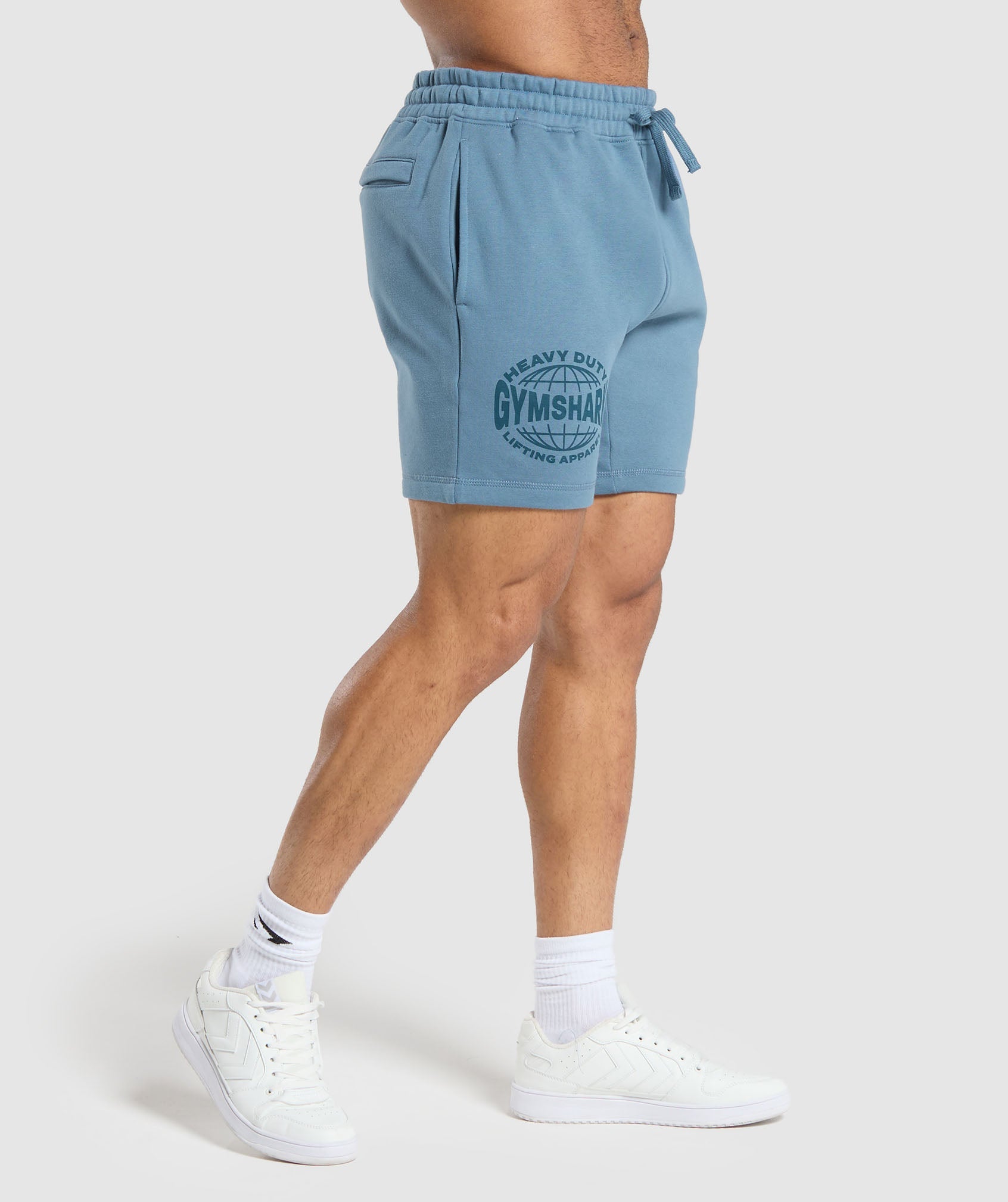 Heavy Duty Apparel 7" Shorts en Faded Blue