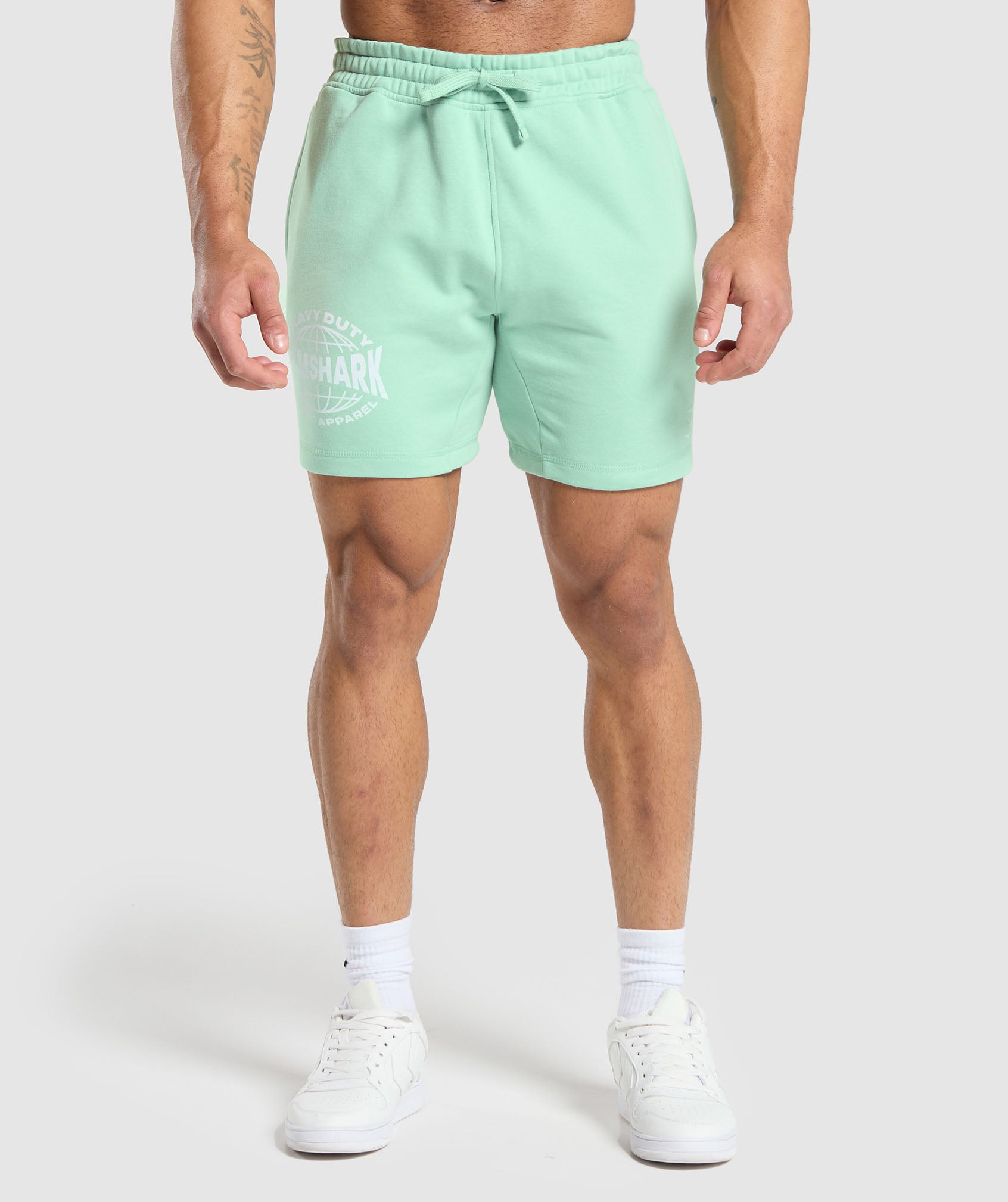 Heavy Duty Apparel 7" Shorts in Lido Green