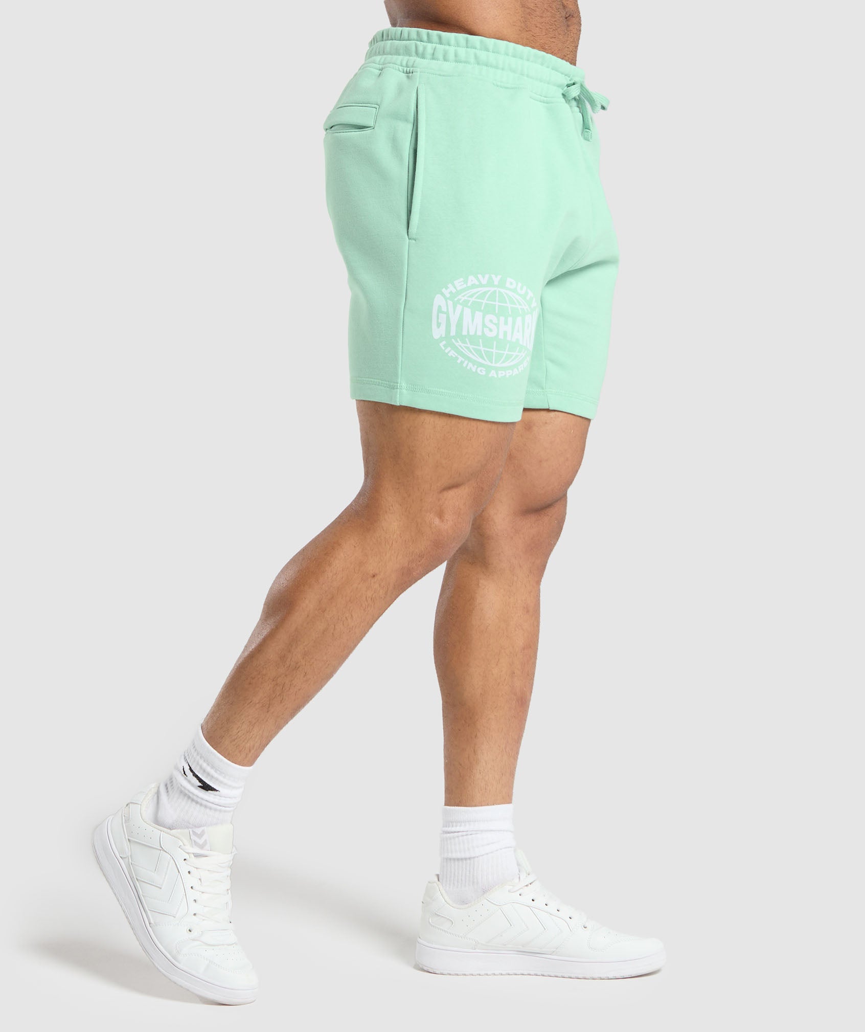 Heavy Duty Apparel 7" Shorts in Lido Green - view 3