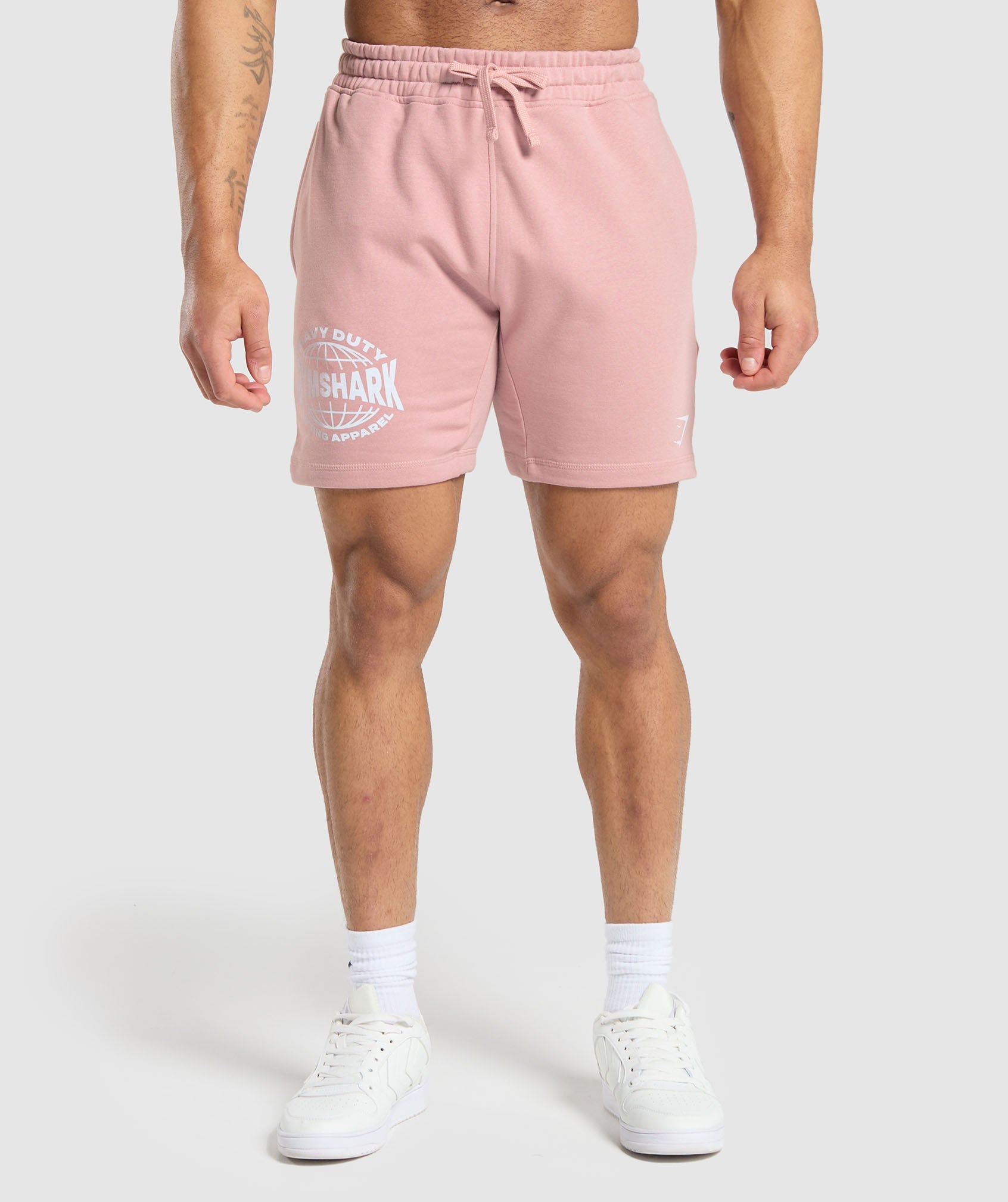 Heavy Duty Apparel 7" Shorts in Light Pink