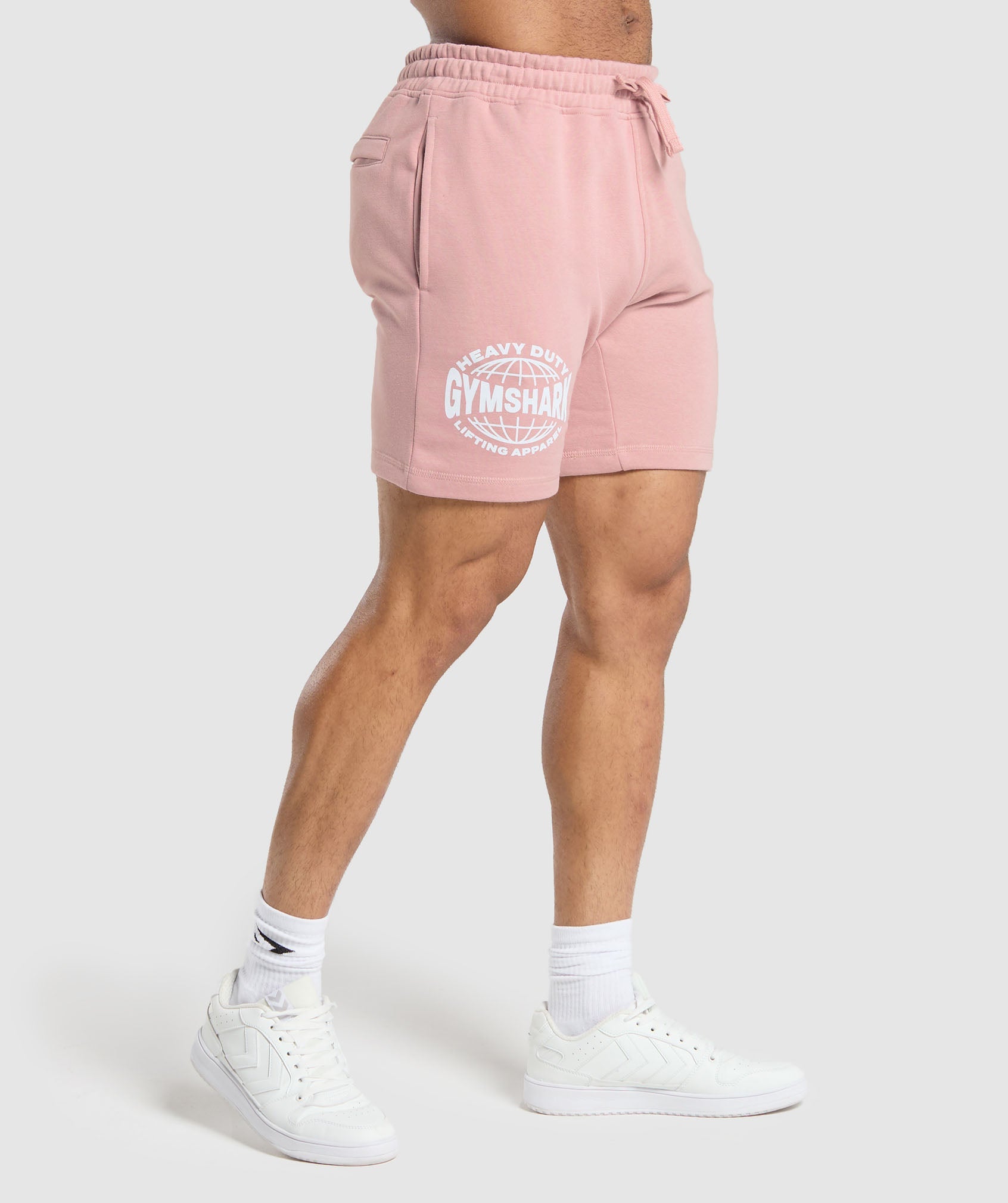 Heavy Duty Apparel 7" Shorts in Light Pink - view 3