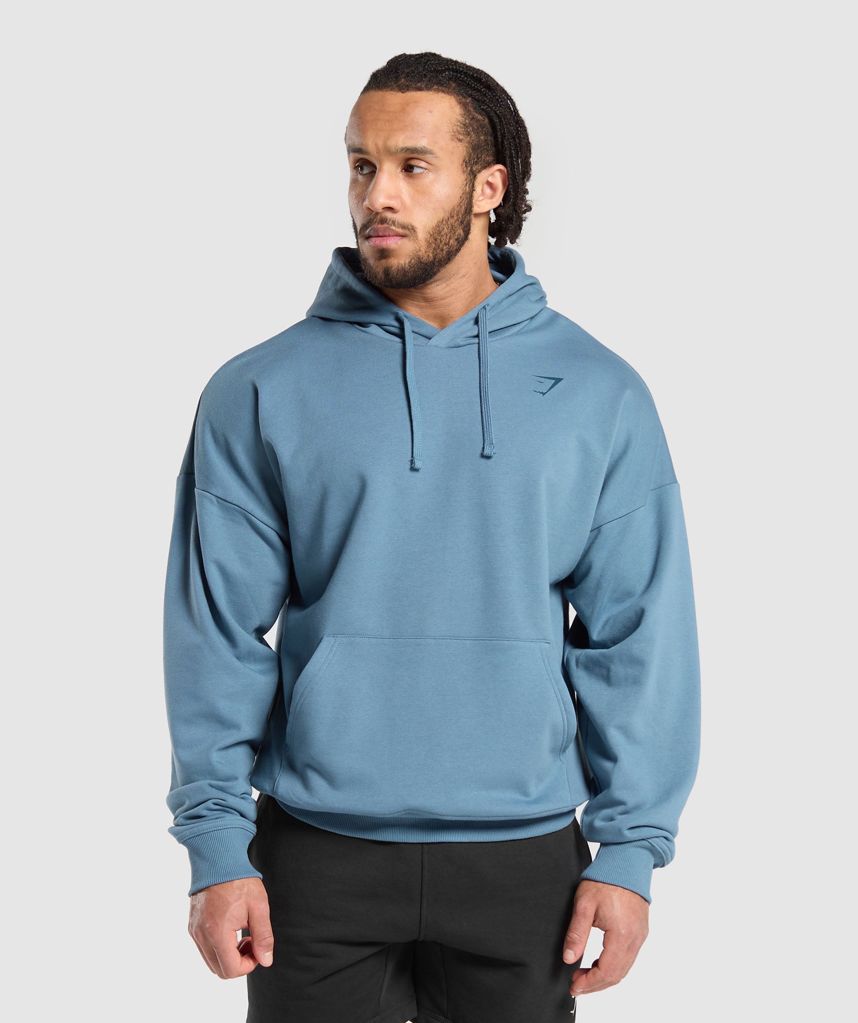 Heavy Duty Apparel Hoodie in Faded Blue - view 2