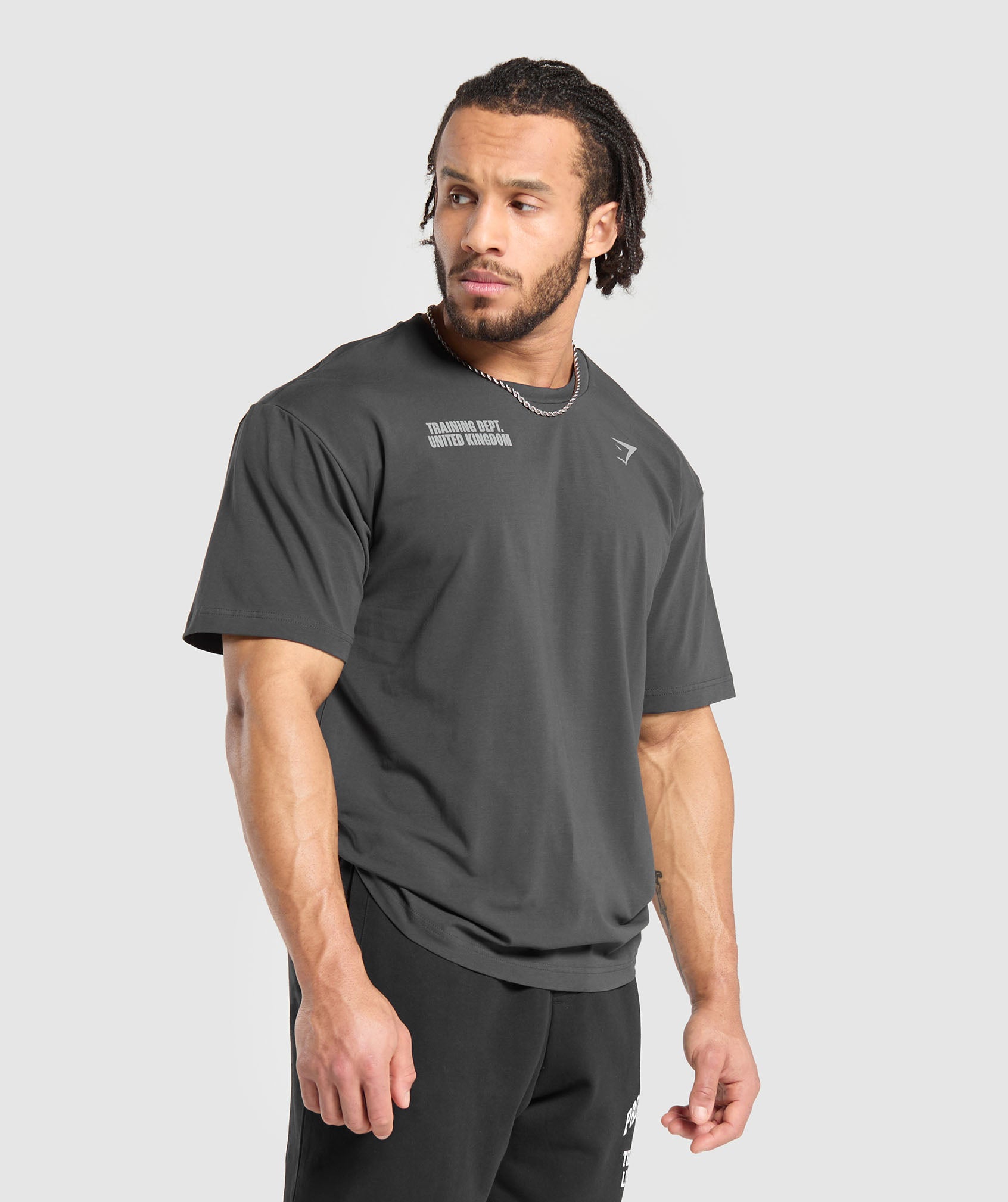 Training Dept. UK T-Shirt in Asphalt Grey - view 3