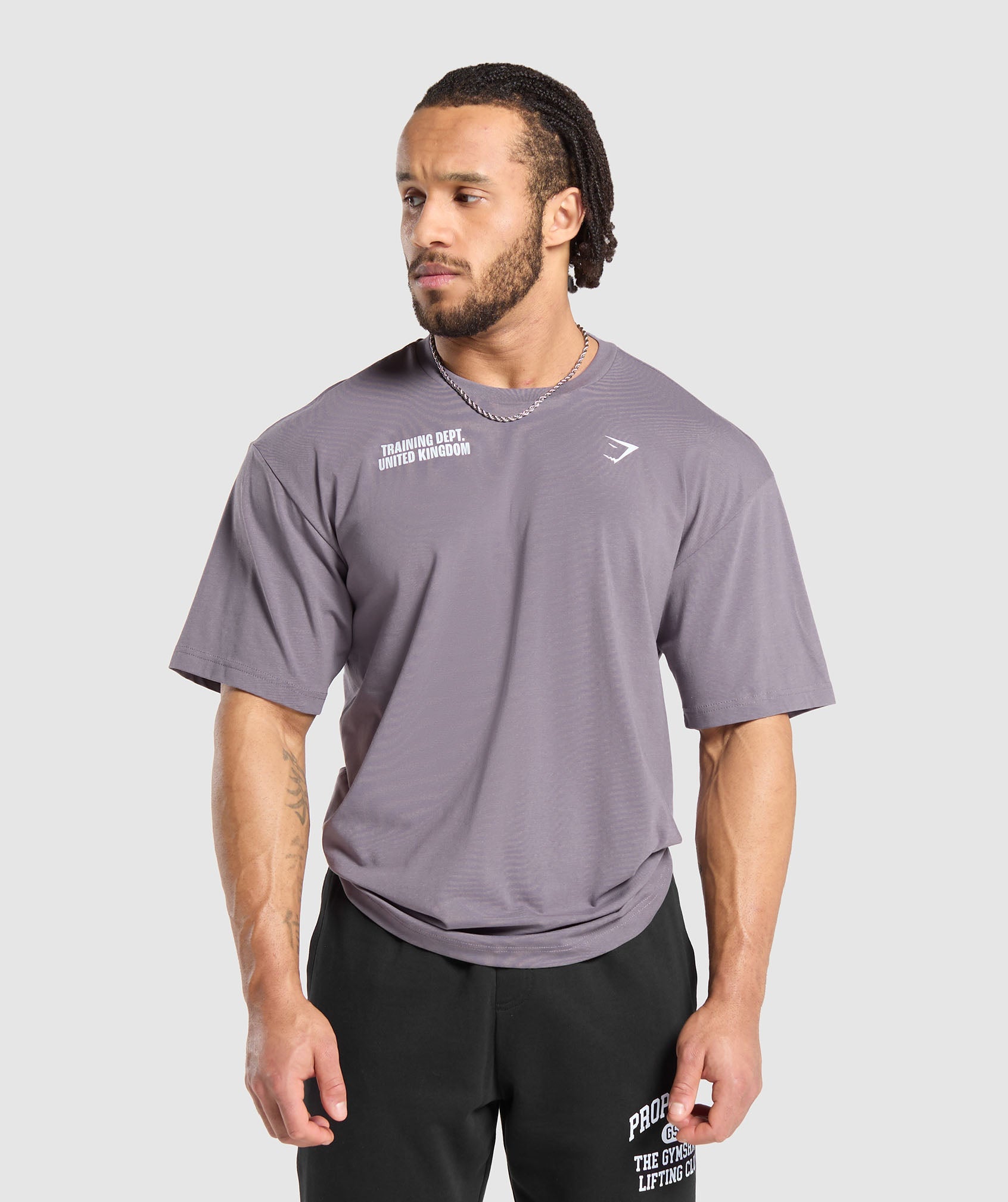 Training Dept. UK T-Shirt in Fog Purple - view 2