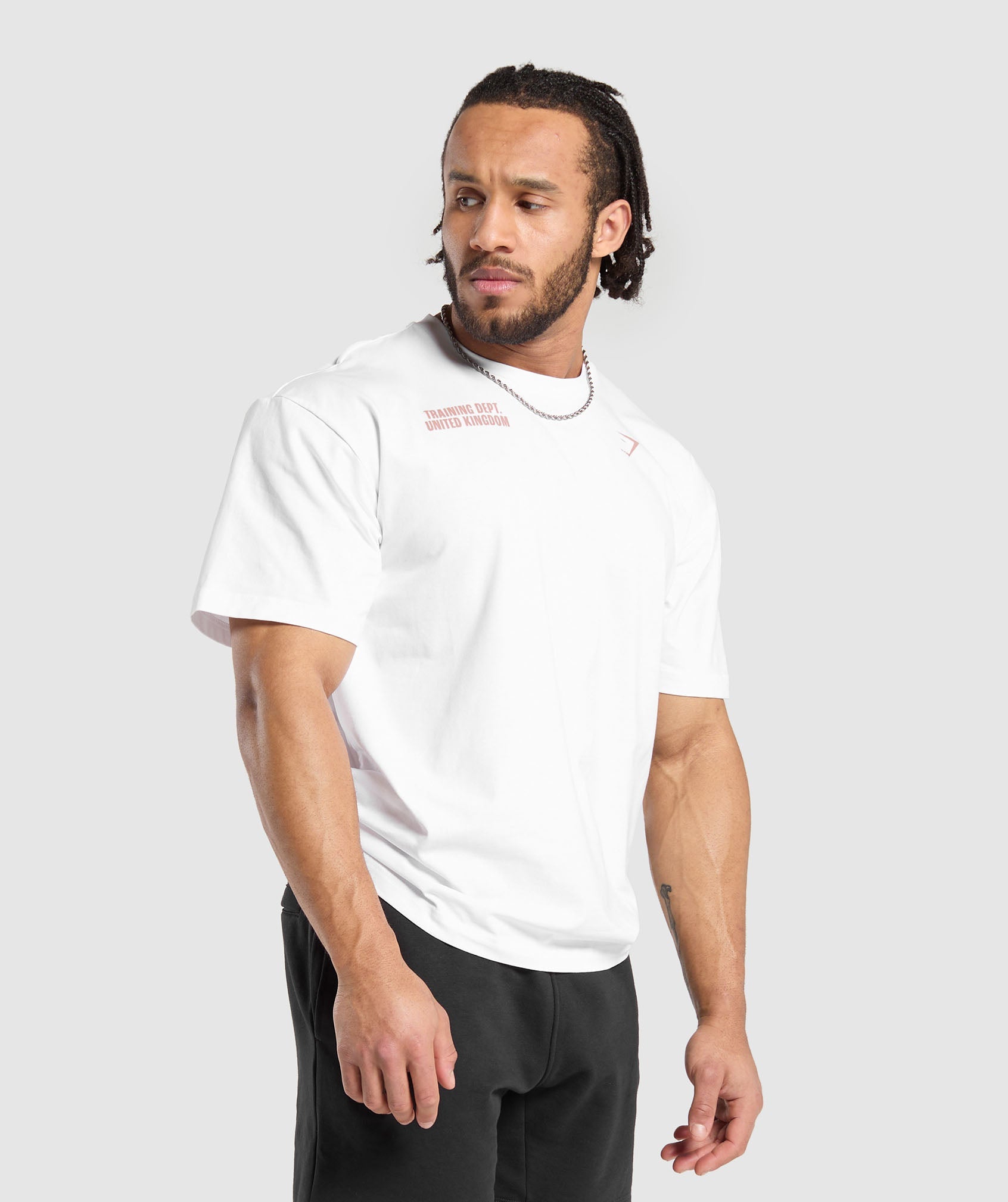 Training Dept. UK T-Shirt in White - view 3