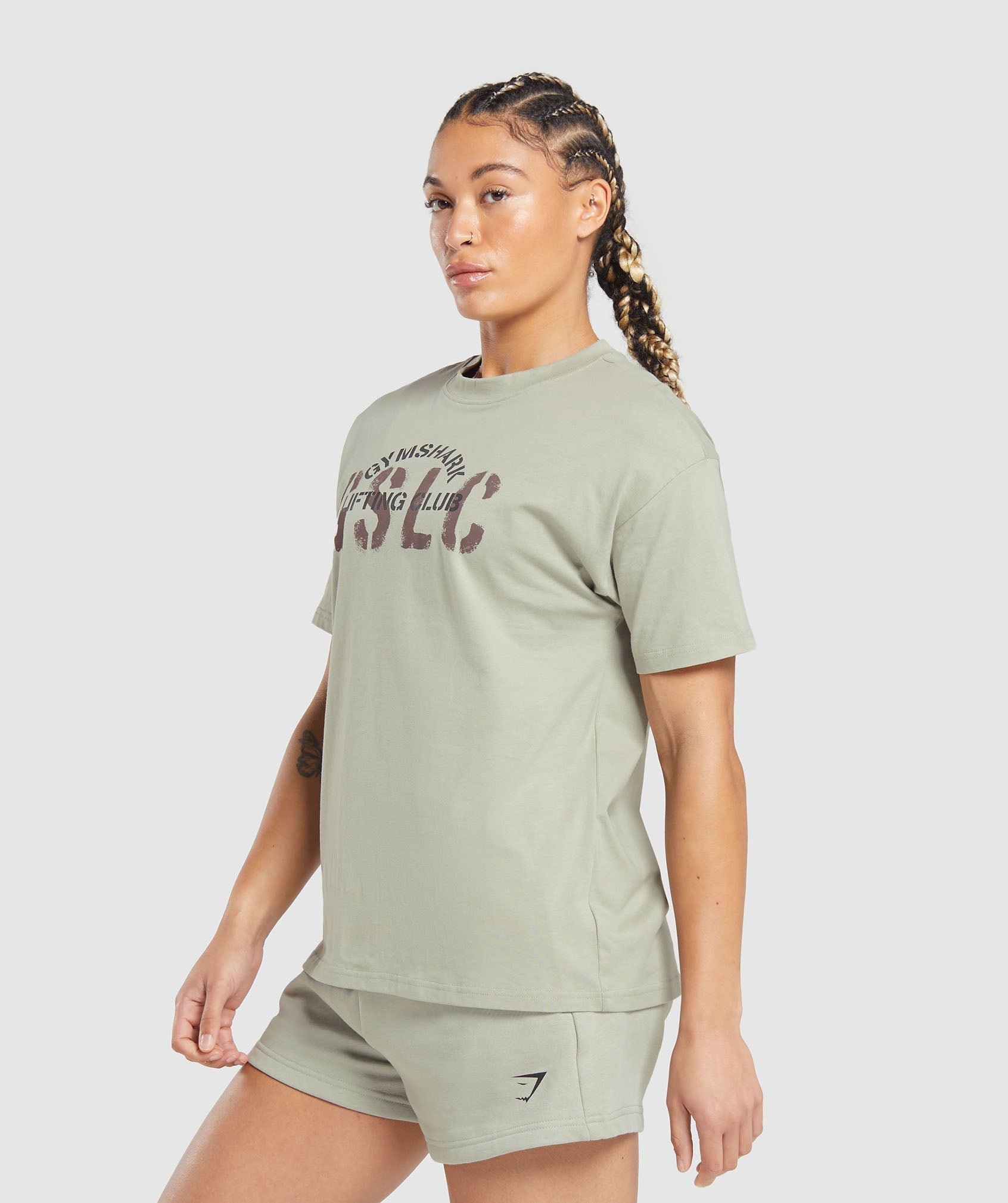 Gymshark Its Giving Gym Oversized T-Shirt - Dolly Pink