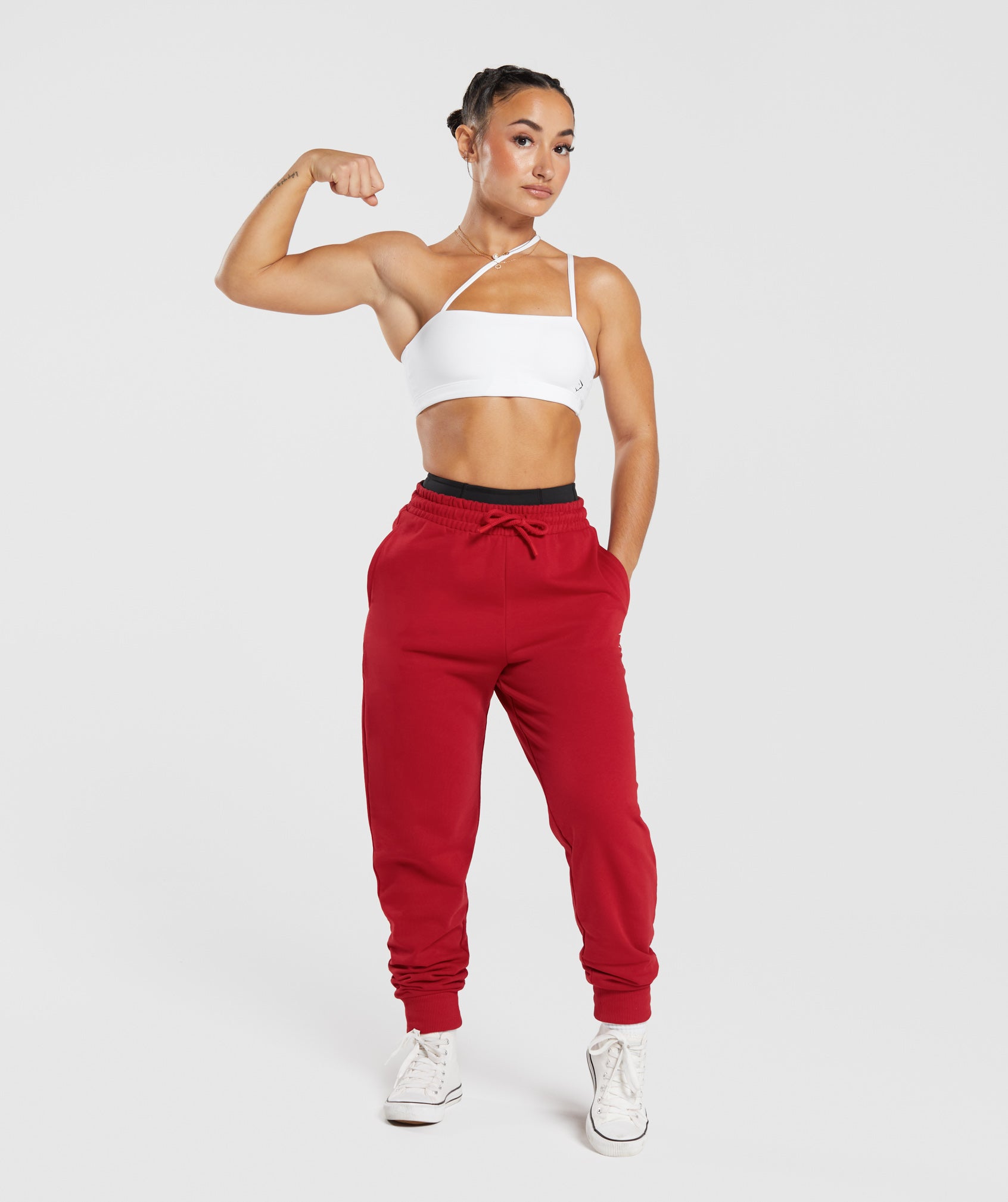 GS Power Joggers in Red - view 4