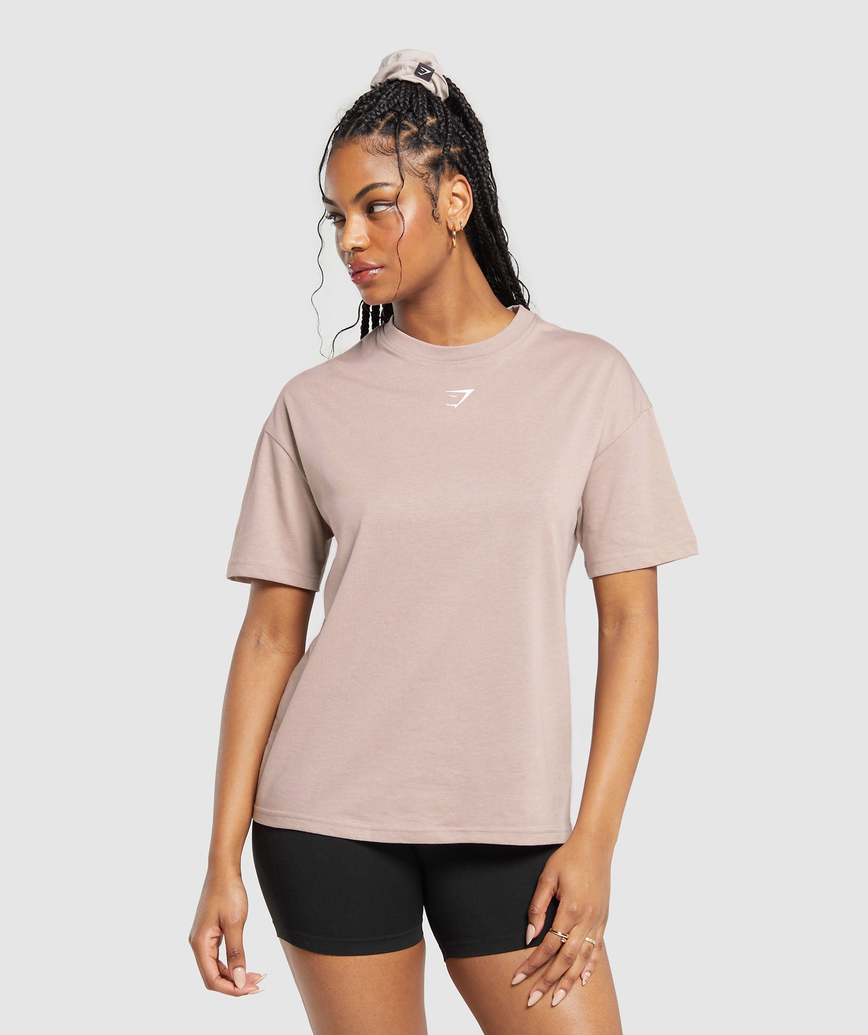 Gymshark GS Power Oversized T-Shirt - Stone Pink | Gymshark